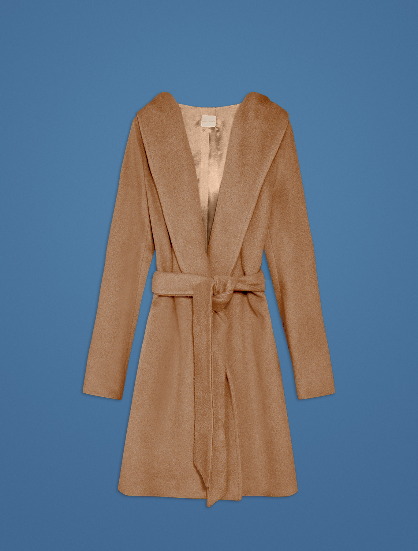 Short beaver cloth coat, camel - Pennyblack Short beaver cloth coat - camel - pennyblack