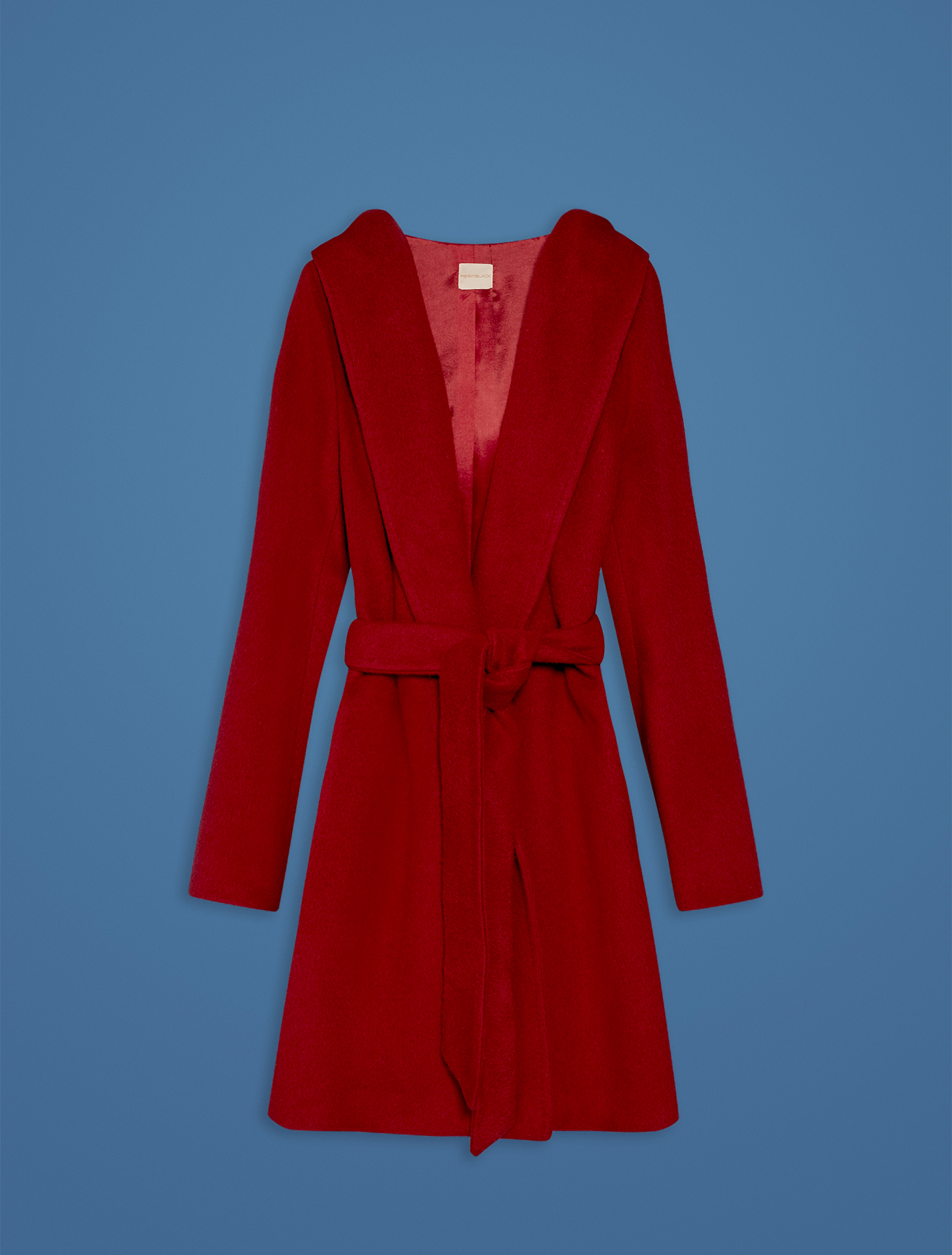 Short beaver cloth coat, red - Pennyblack Short beaver cloth coat - red - pennyblack