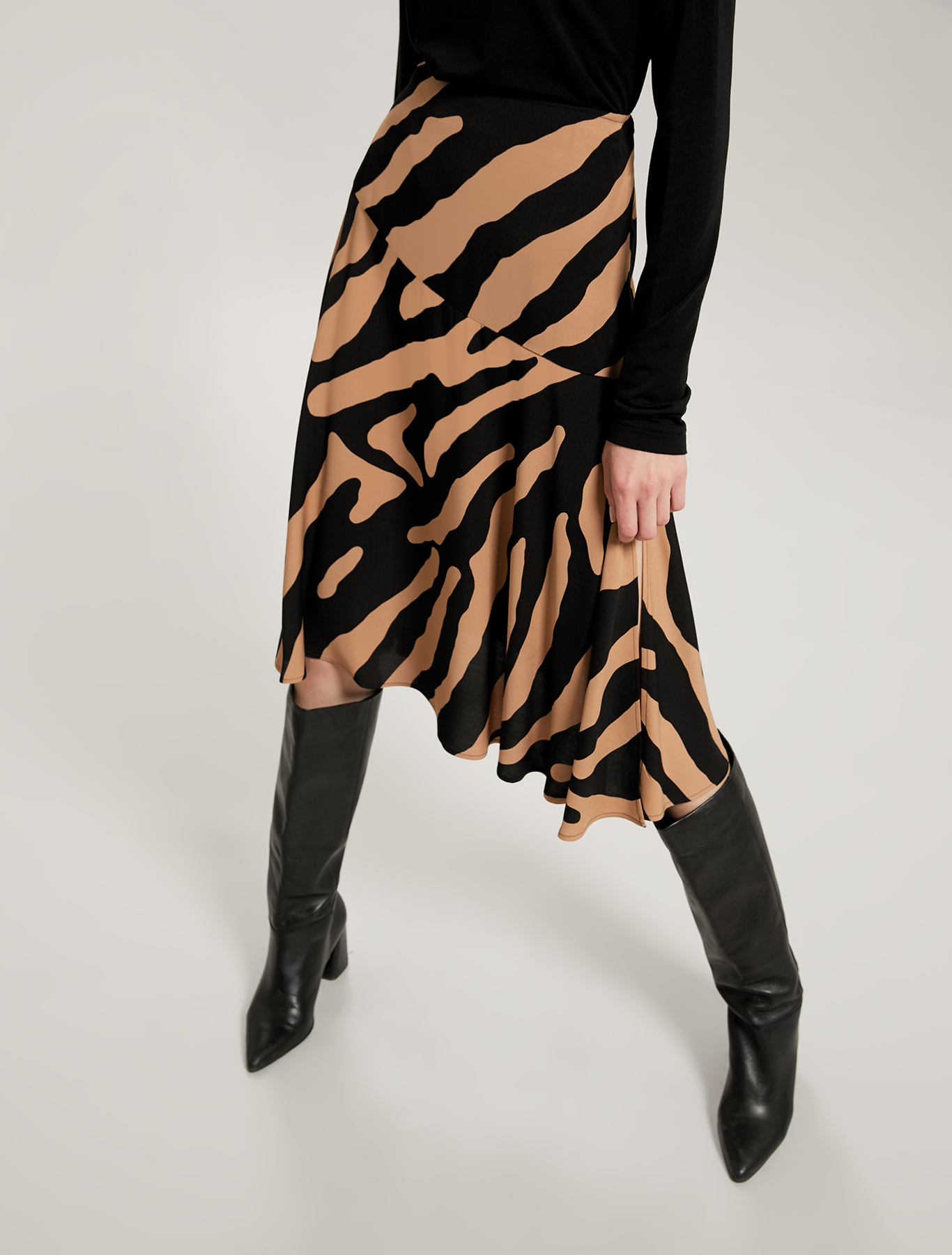 Sablé midi skirt, camel pattern - Pennyblack Sablé midi skirt - camel pattern - pennyblack