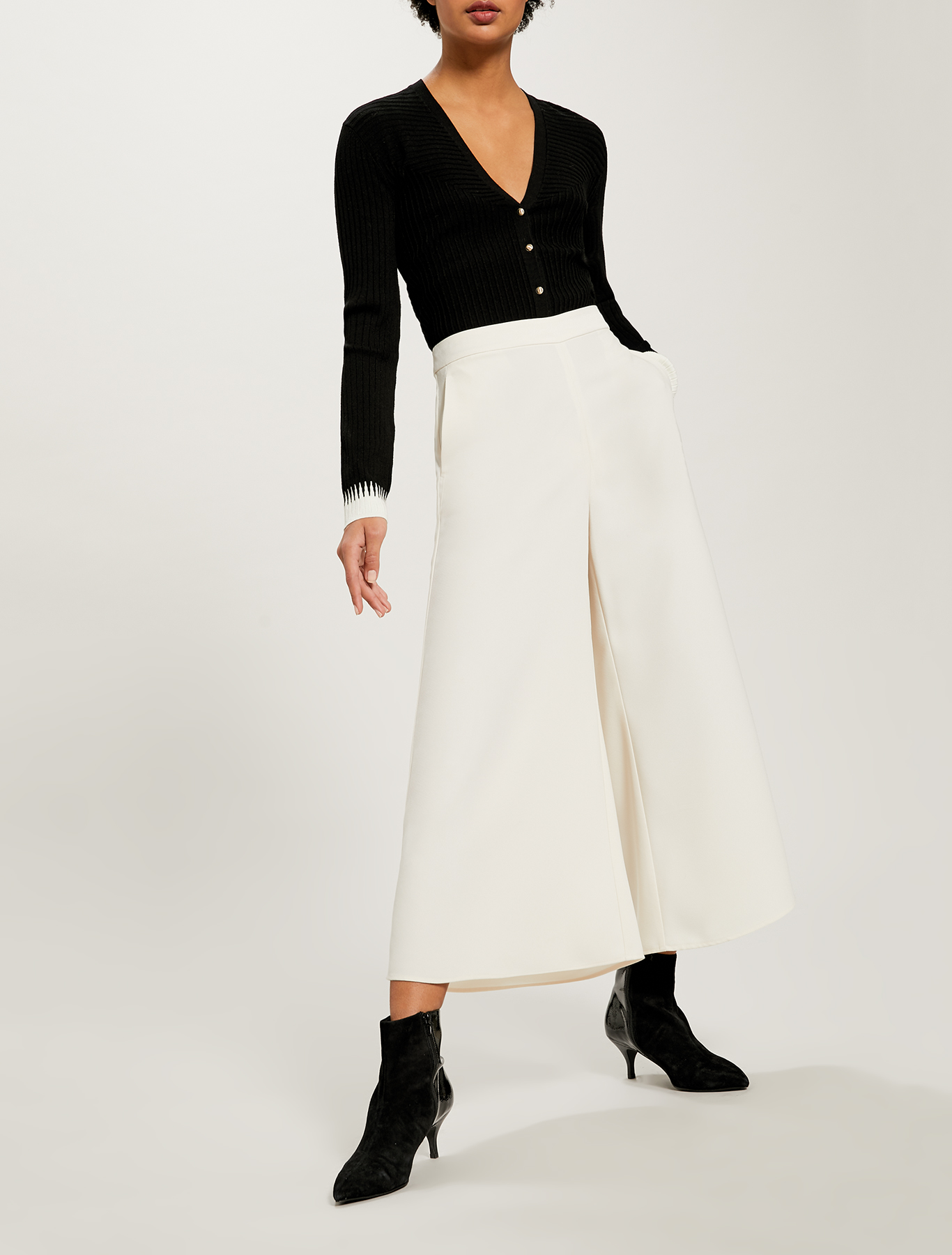 Envers satin culottes, ivory - Pennyblack