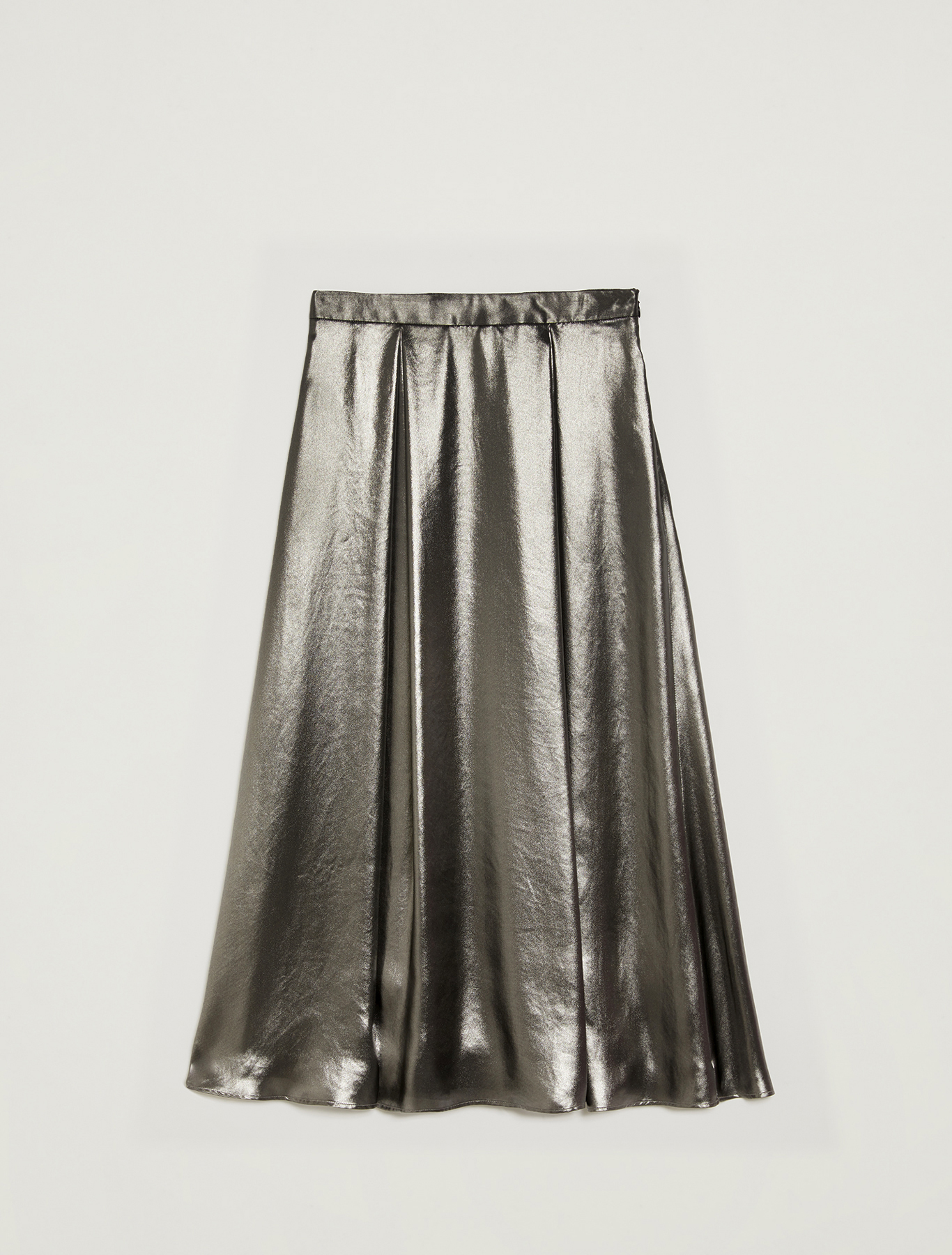 Laminated georgette skirt, silver - Pennyblack Laminated georgette skirt - silver - pennyblack
