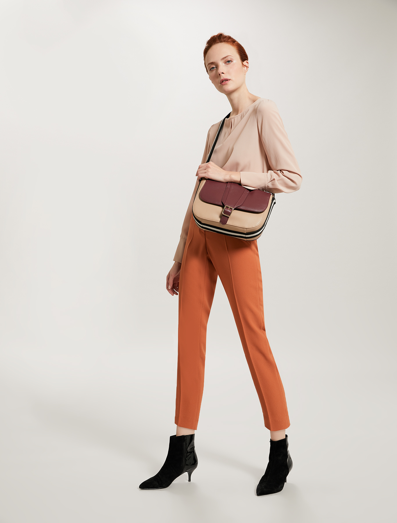 Crepe de chine blouse, pink - Pennyblack Crepe de chine blouse - pink - pennyblack