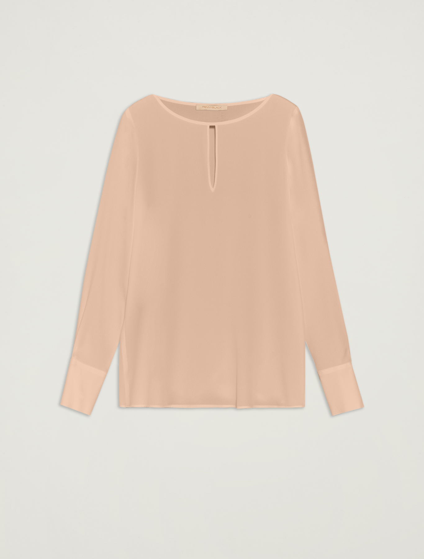 Crepe de chine blouse, pink - Pennyblack Crepe de chine blouse - pink - pennyblack