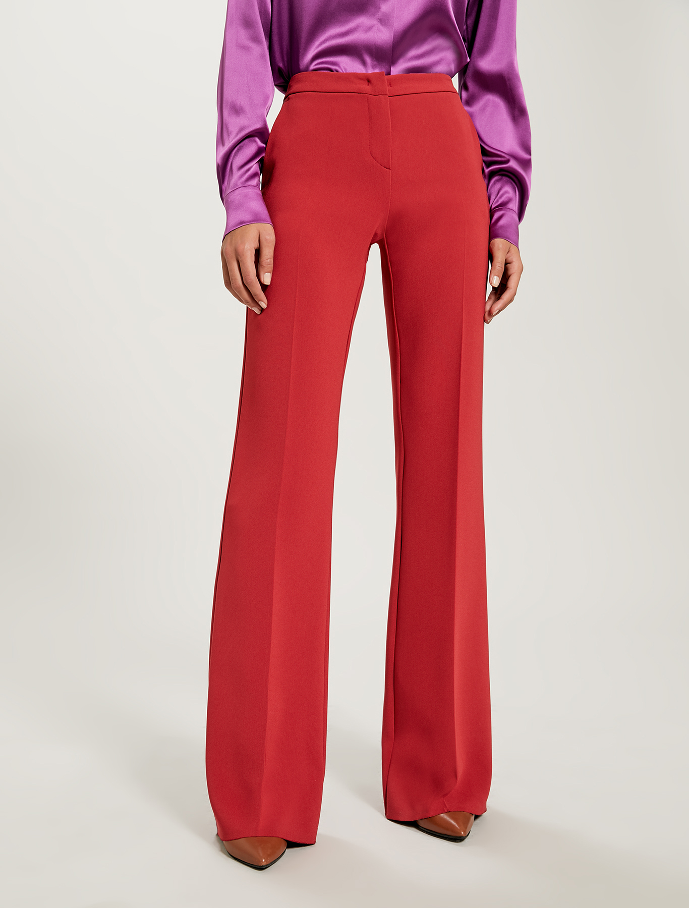 Floaty wide-leg trousers, red - Pennyblack Floaty wide-leg trousers - red - pennyblack