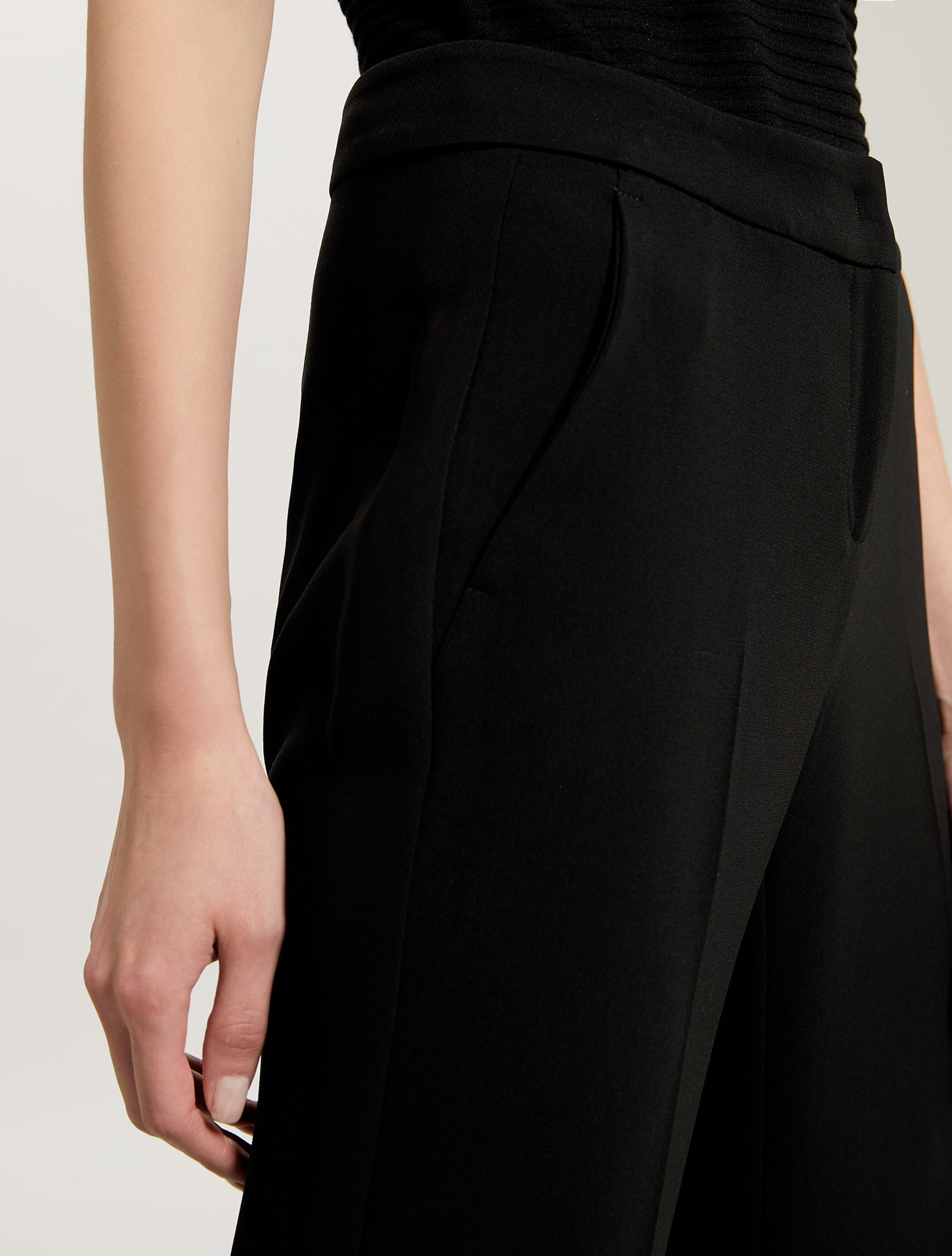Floaty wide-leg trousers, black - Pennyblack Floaty wide-leg trousers - black - pennyblack