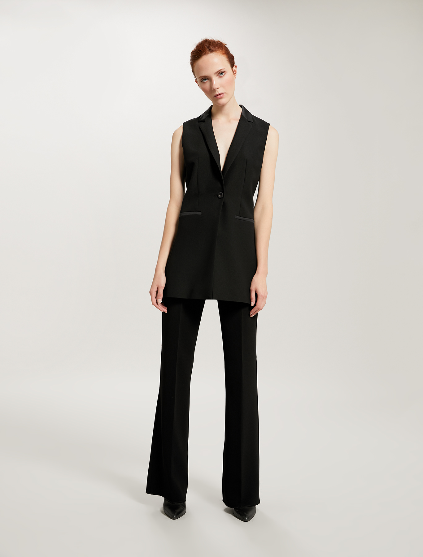 Floaty wide-leg trousers, black - Pennyblack Floaty wide-leg trousers - black - pennyblack