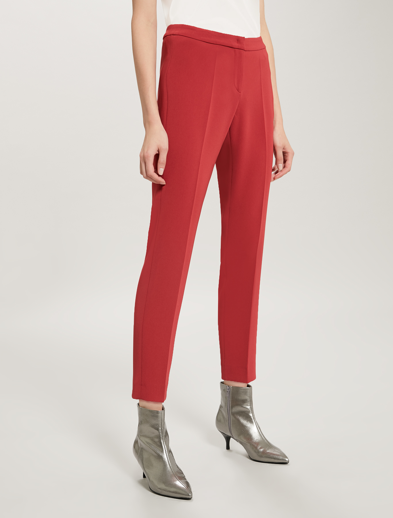 Pantaloni slim fit fluidi, rosso - Pennyblack Pantaloni slim fit fluidi - rosso - pennyblack