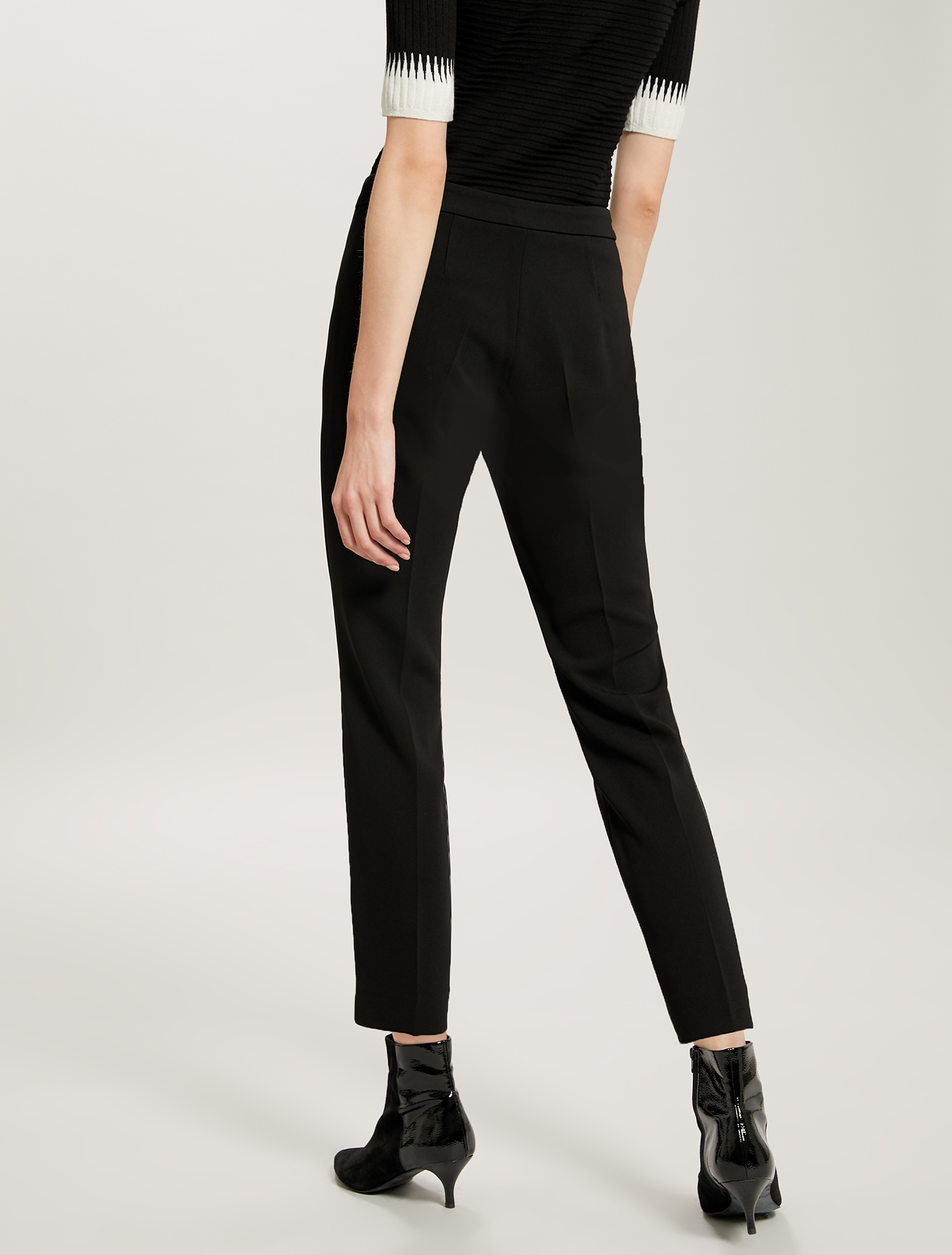 Slim fit fluid trousers, black - Pennyblack Slim fit fluid trousers - black - pennyblack