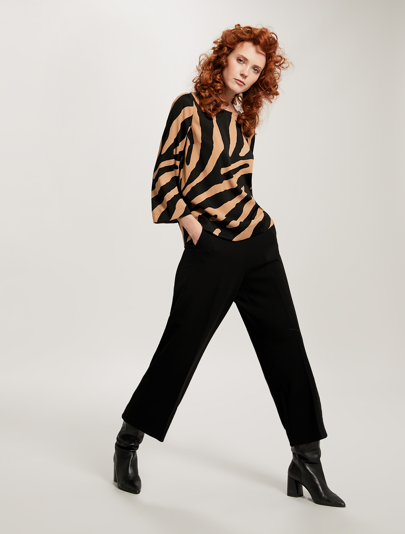 Fluid cropped trousers, black - Pennyblack Fluid cropped trousers - black - pennyblack