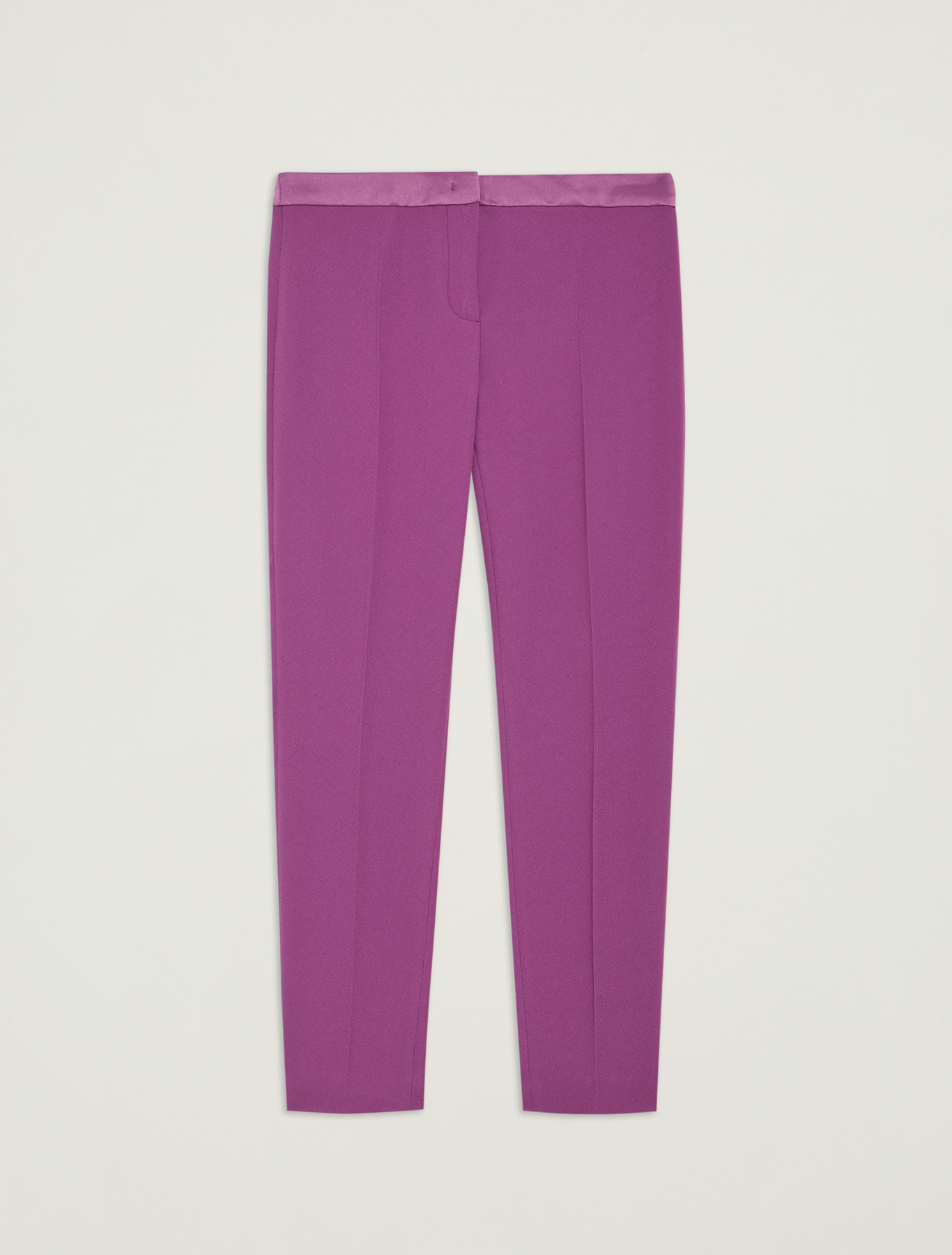 Slim fit envers satin trousers, purple - Pennyblack Slim fit envers satin trousers - purple - pennyblack