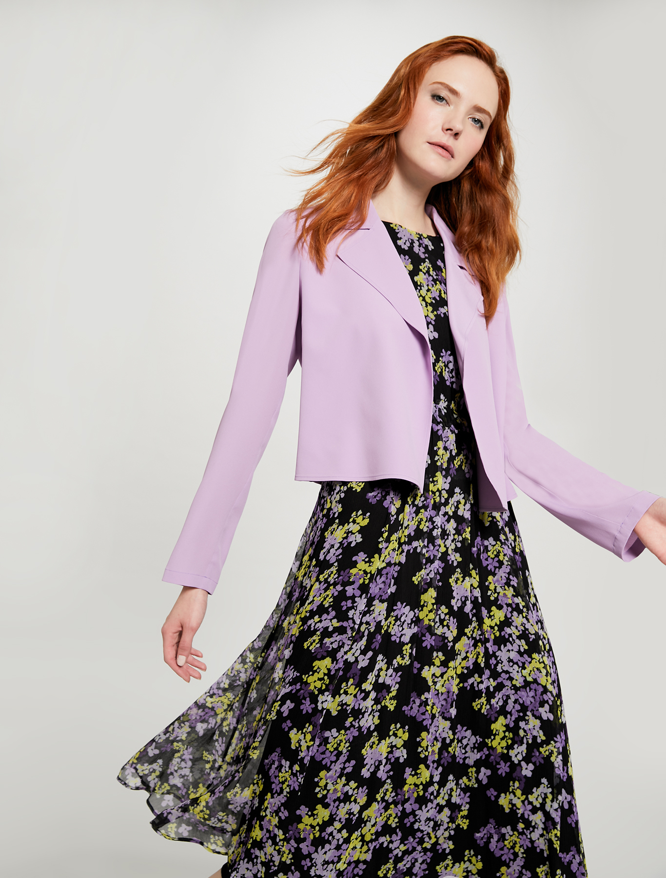 Lightweight deconstructed jacket, lilac - Pennyblack