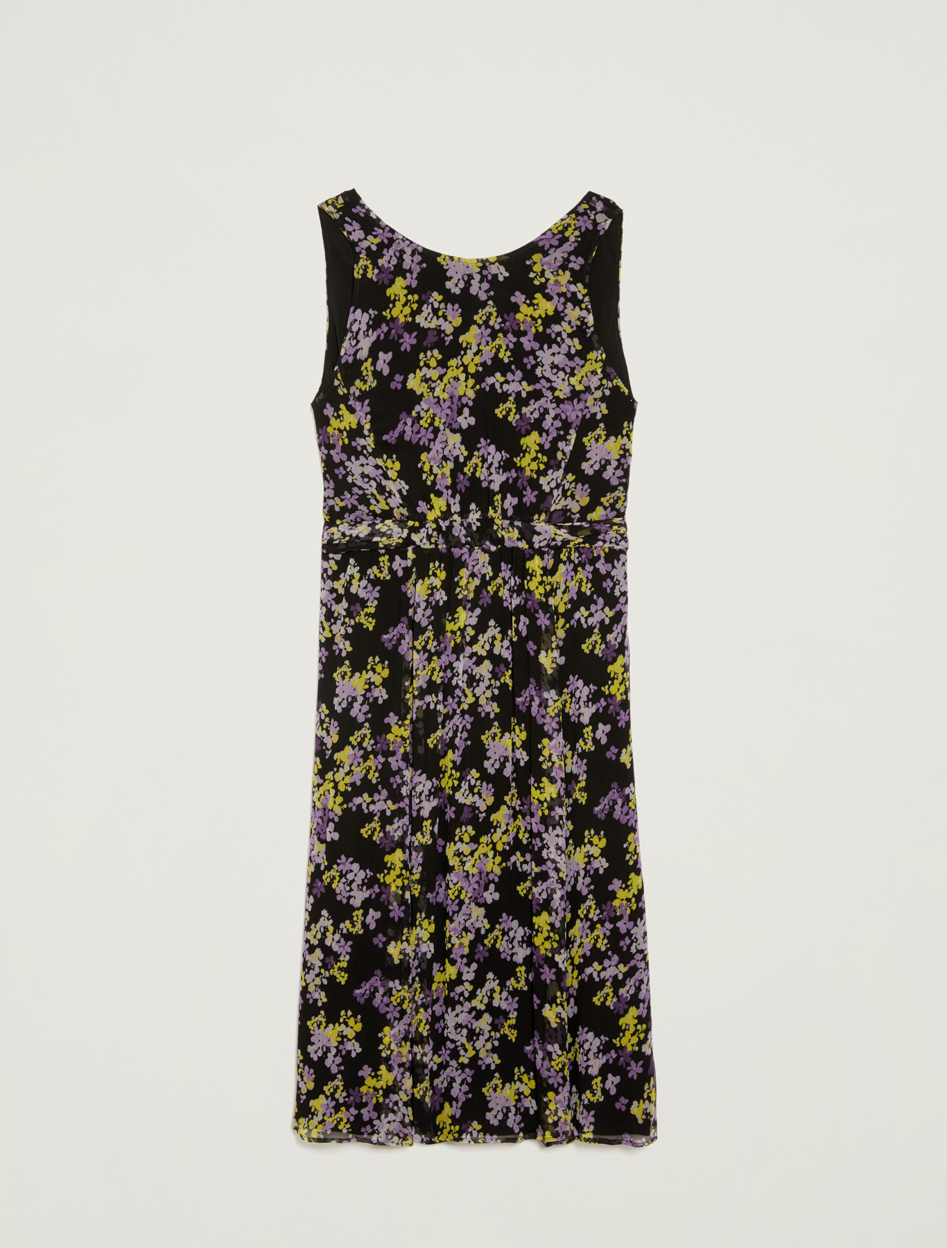 Abito floreale con lacci, fantasia nero - Pennyblack Abito floreale con lacci - fantasia nero - pennyblack