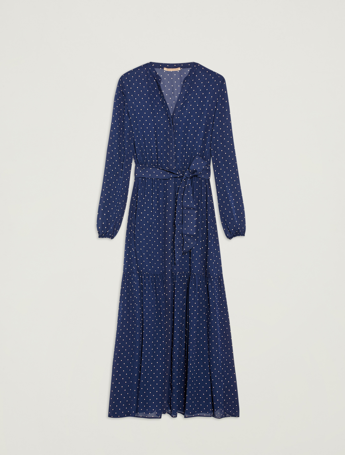 Printed georgette shirt dress, midnight blue pattern - Pennyblack Printed georgette shirt dress - midnight blue pattern - pennyblack