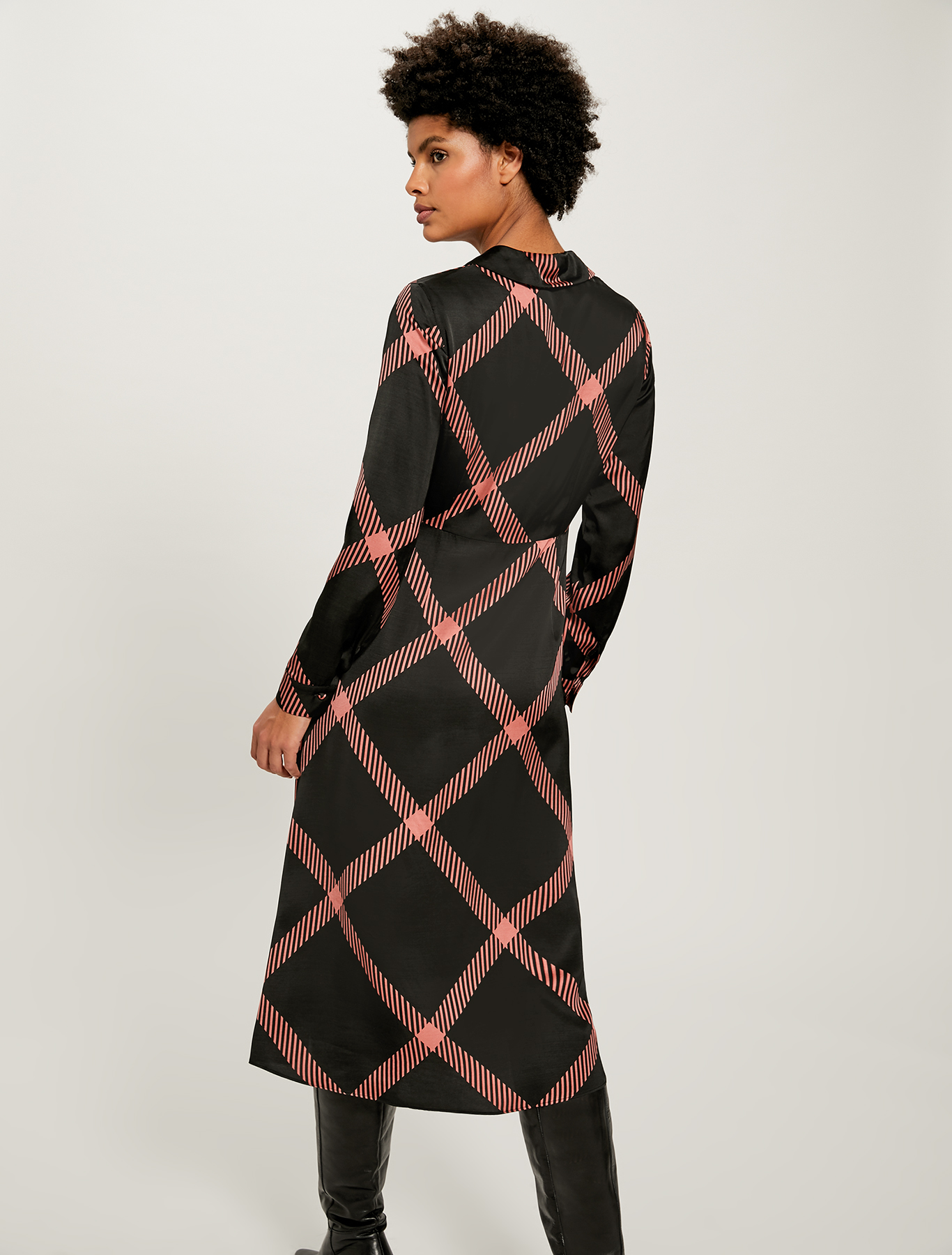 Maxi check dress, black pattern - Pennyblack Maxi check dress - black pattern - pennyblack