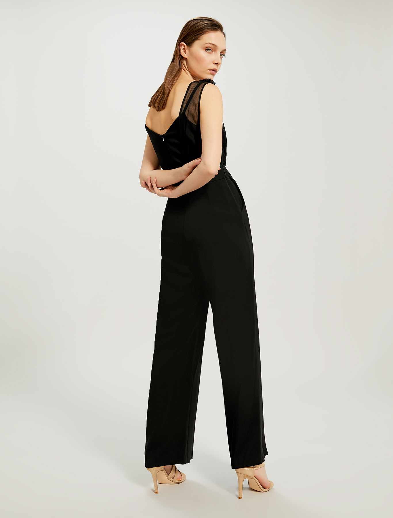 Jumpsuit with asymmetric motif, black - Pennyblack Jumpsuit with asymmetric motif - black - pennyblack