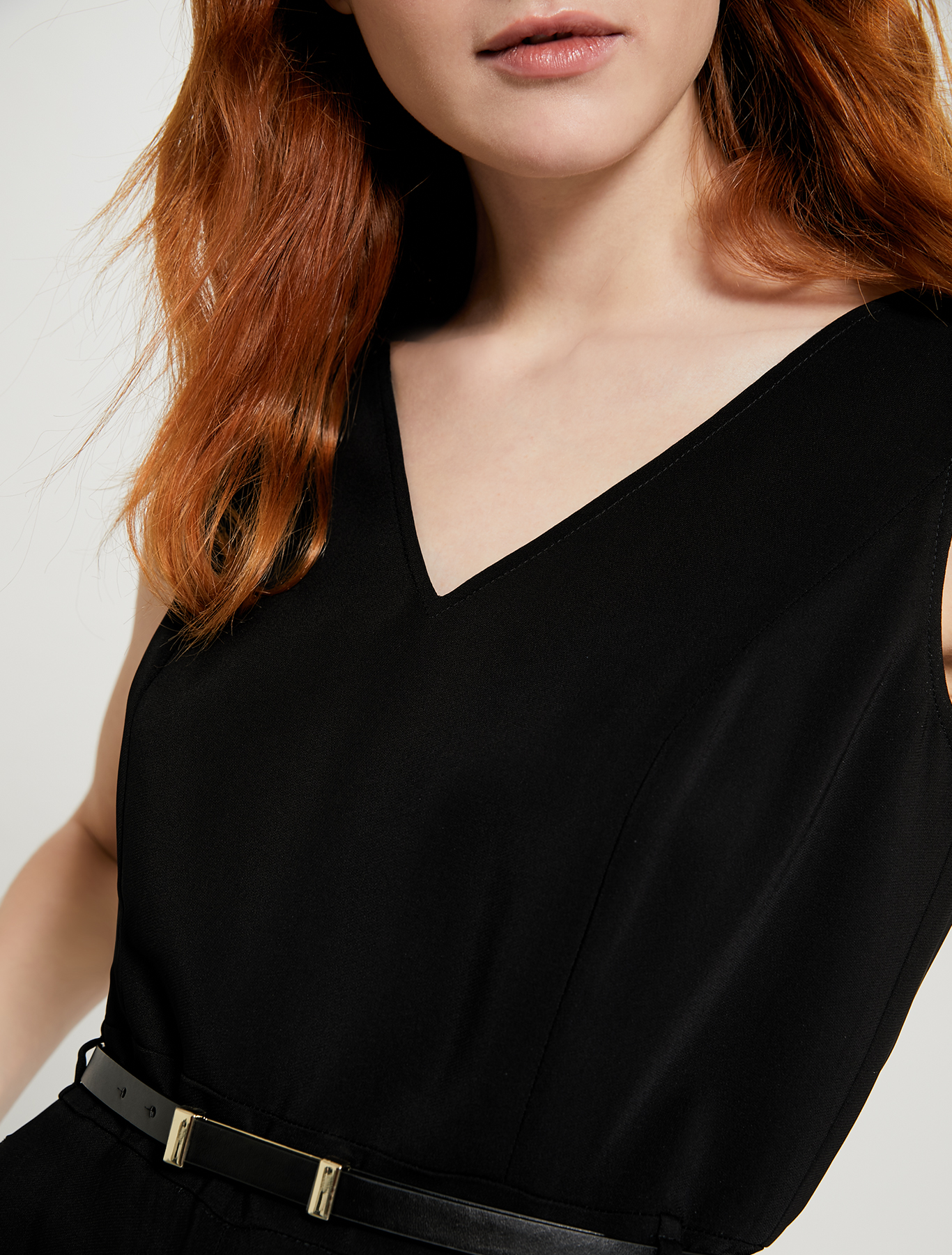 Tuta cropped con cintura, nero - Pennyblack Tuta cropped con cintura - nero - pennyblack