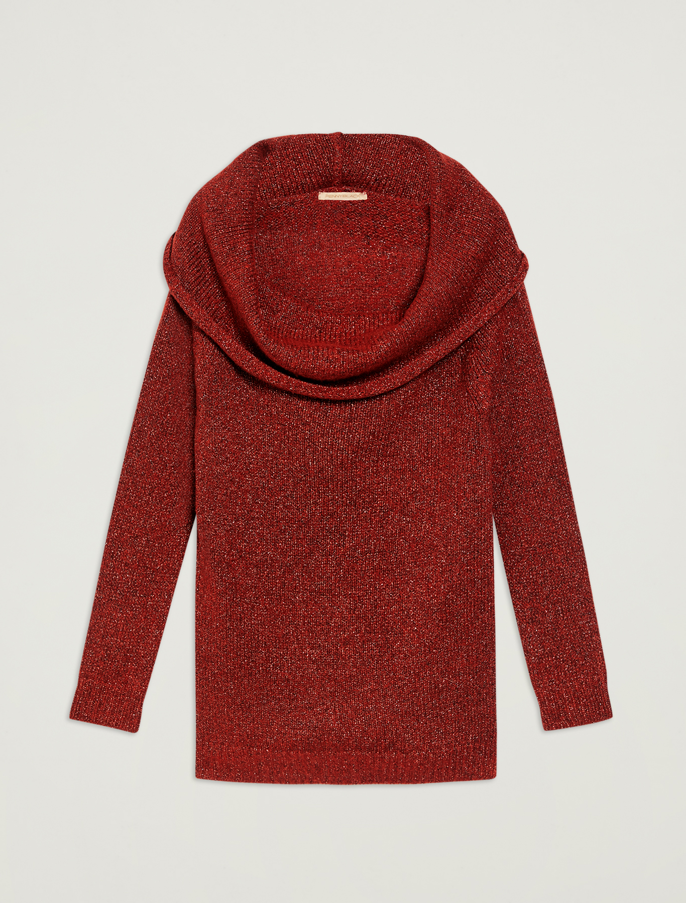 Lamé jumper with cowl neck, rust - Pennyblack Lamé jumper with cowl neck - rust - pennyblack