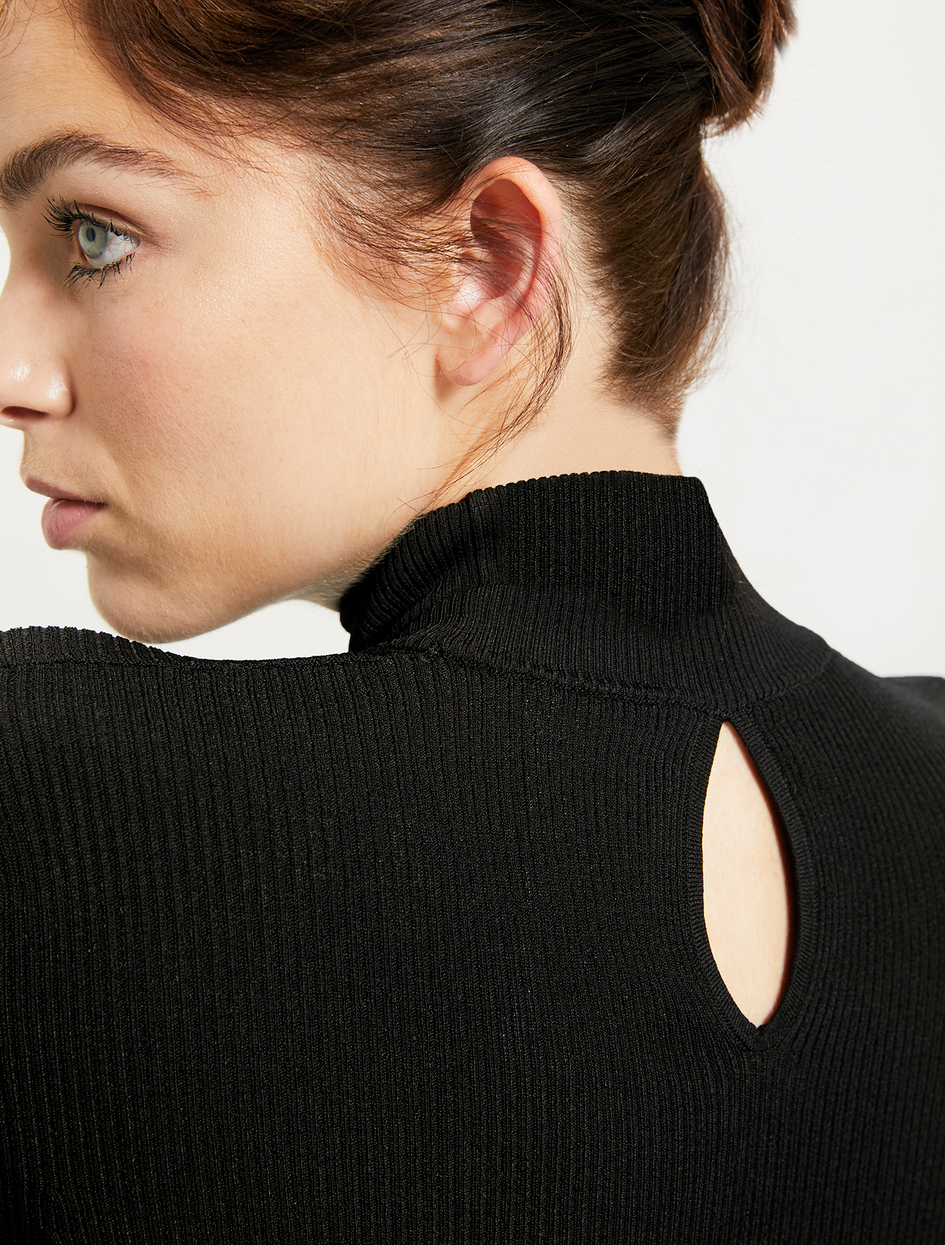 Lupetto in maglia a costine, nero - Pennyblack Lupetto in maglia a costine - nero - pennyblack