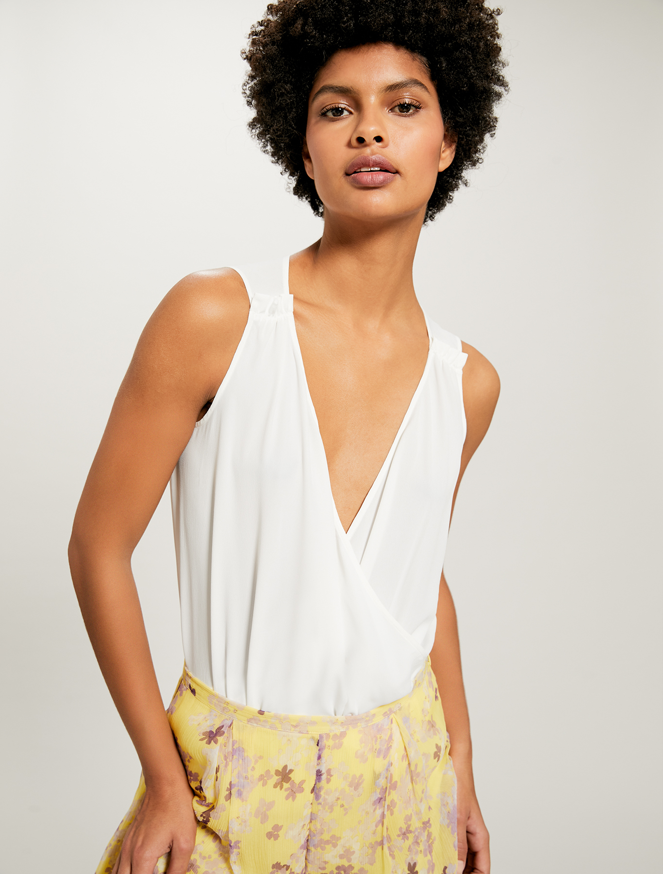 Crossover bodysuit, ivory - Pennyblack Crossover bodysuit - ivory - pennyblack