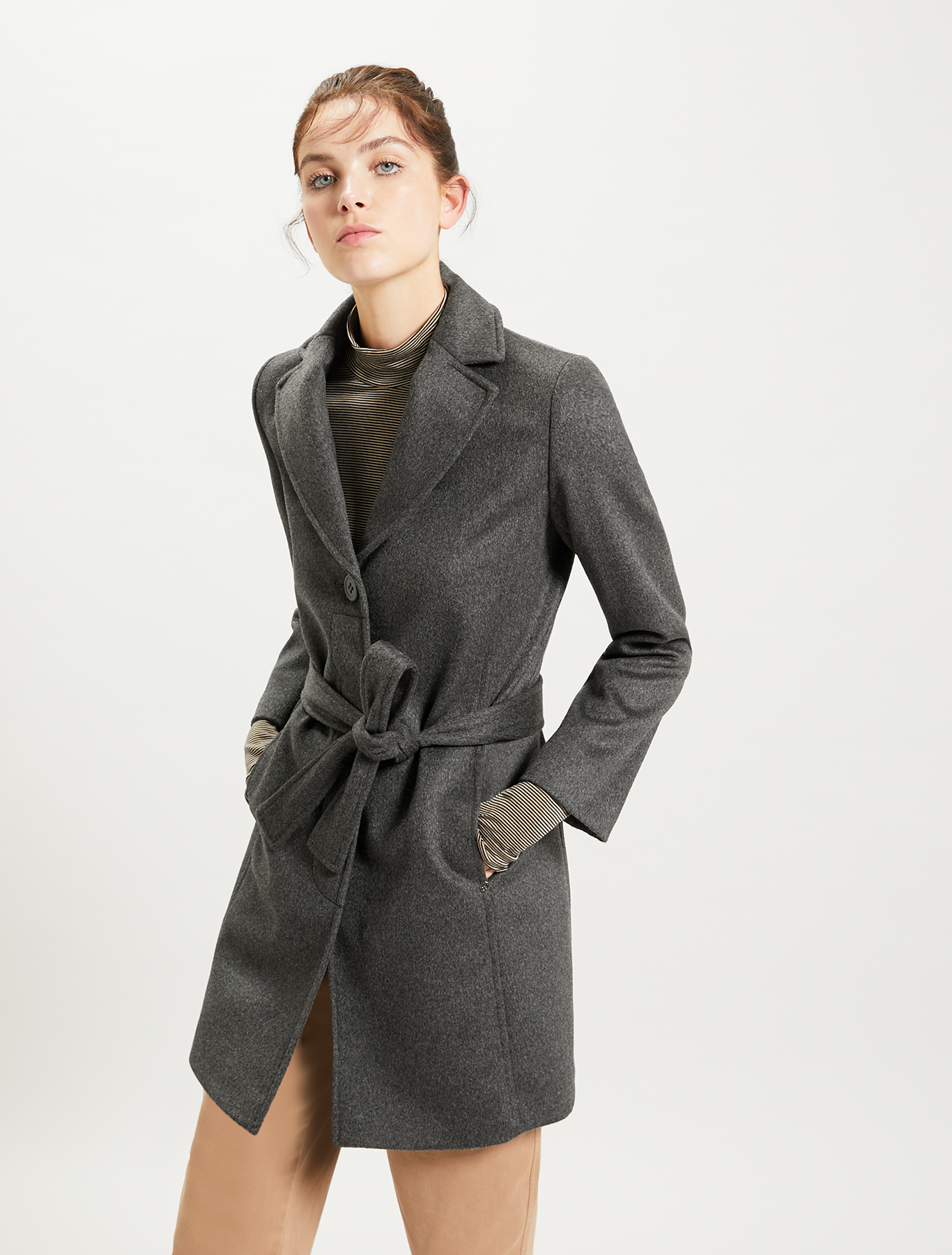 Pure wool coat, dark grey - Pennyblack Pure wool coat - dark grey - pennyblack