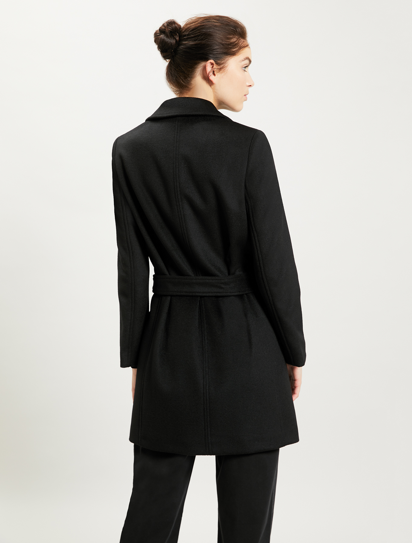 Pure wool coat, black - Pennyblack Pure wool coat - black - pennyblack
