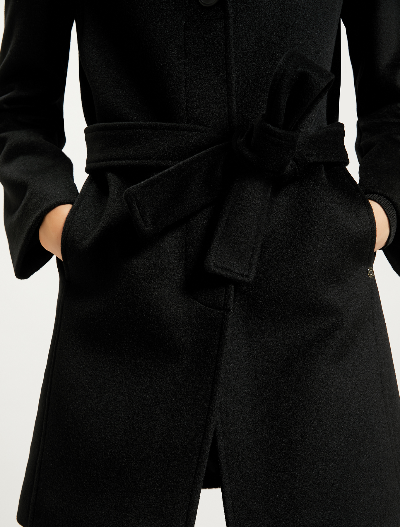 Pure wool coat, black - Pennyblack Pure wool coat - black - pennyblack