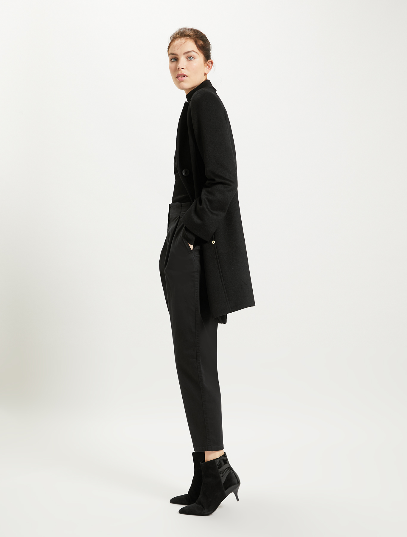 Pure wool coat, black - Pennyblack Pure wool coat - black - pennyblack
