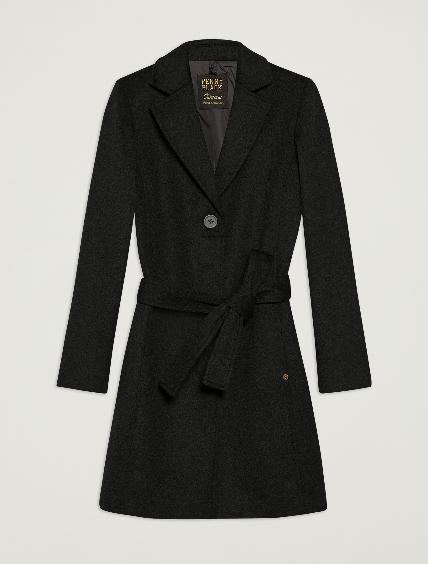 Pure wool coat, black - Pennyblack Pure wool coat - black - pennyblack