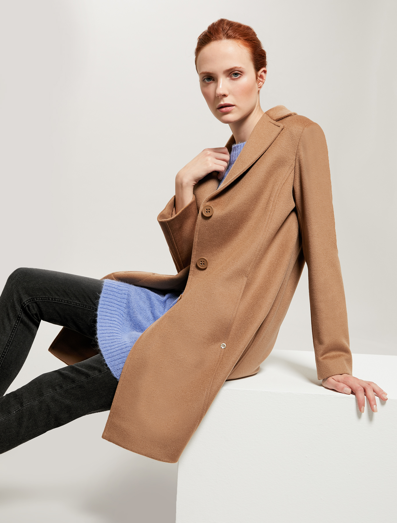 Pure wool coat, camel - Pennyblack Pure wool coat - camel - pennyblack