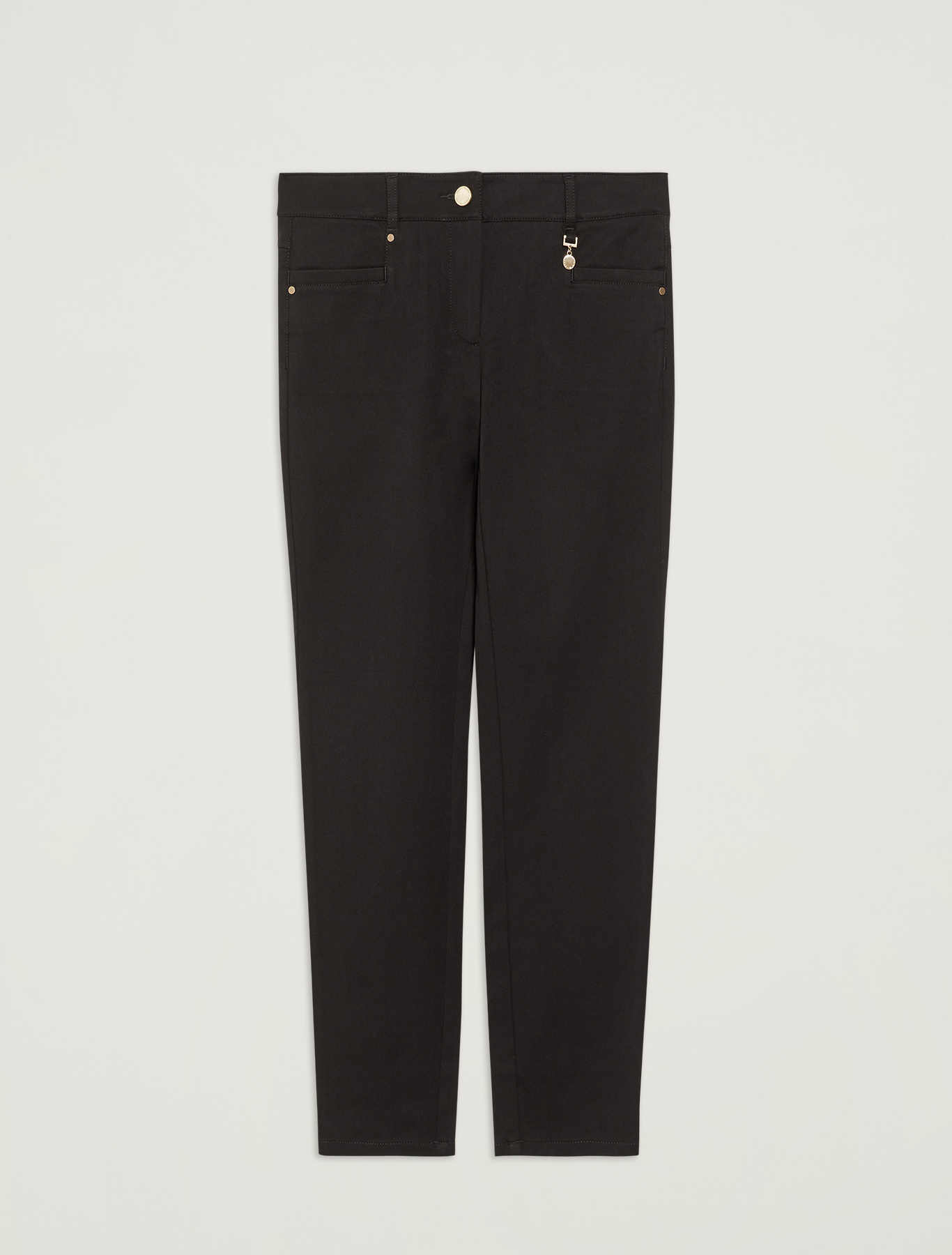 Skinny trousers in stretch cotton, black - Pennyblack Skinny trousers in stretch cotton - black - pennyblack