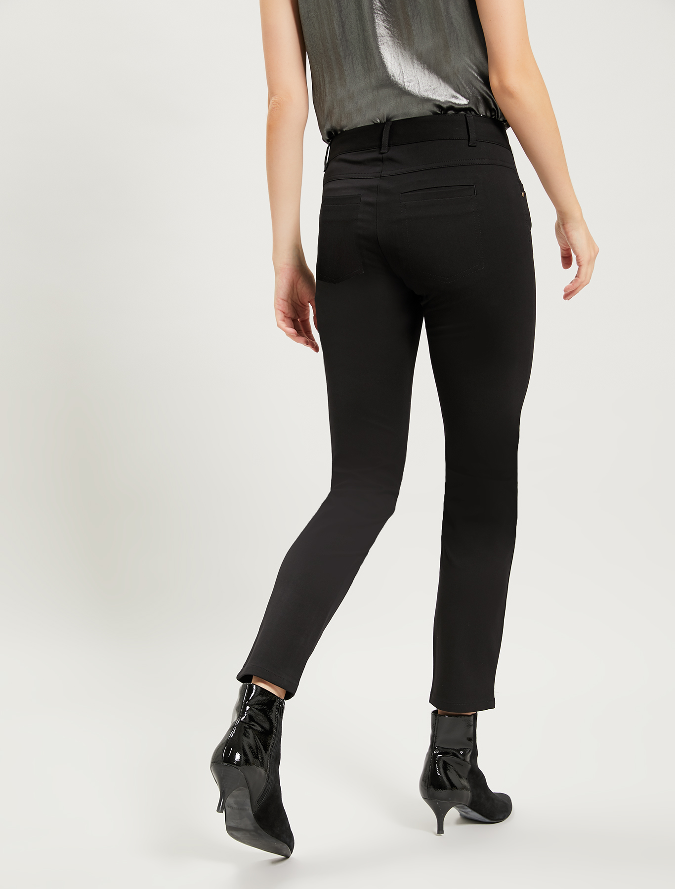 Skinny trousers in stretch cotton, black - Pennyblack Skinny trousers in stretch cotton - black - pennyblack