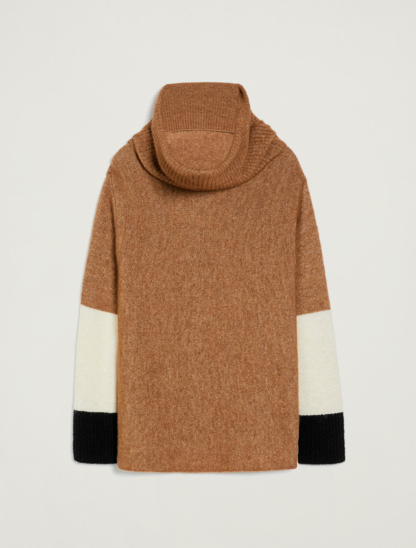 A-line jumper with neck warmer, camel - Pennyblack A-line jumper with neck warmer - camel - pennyblack