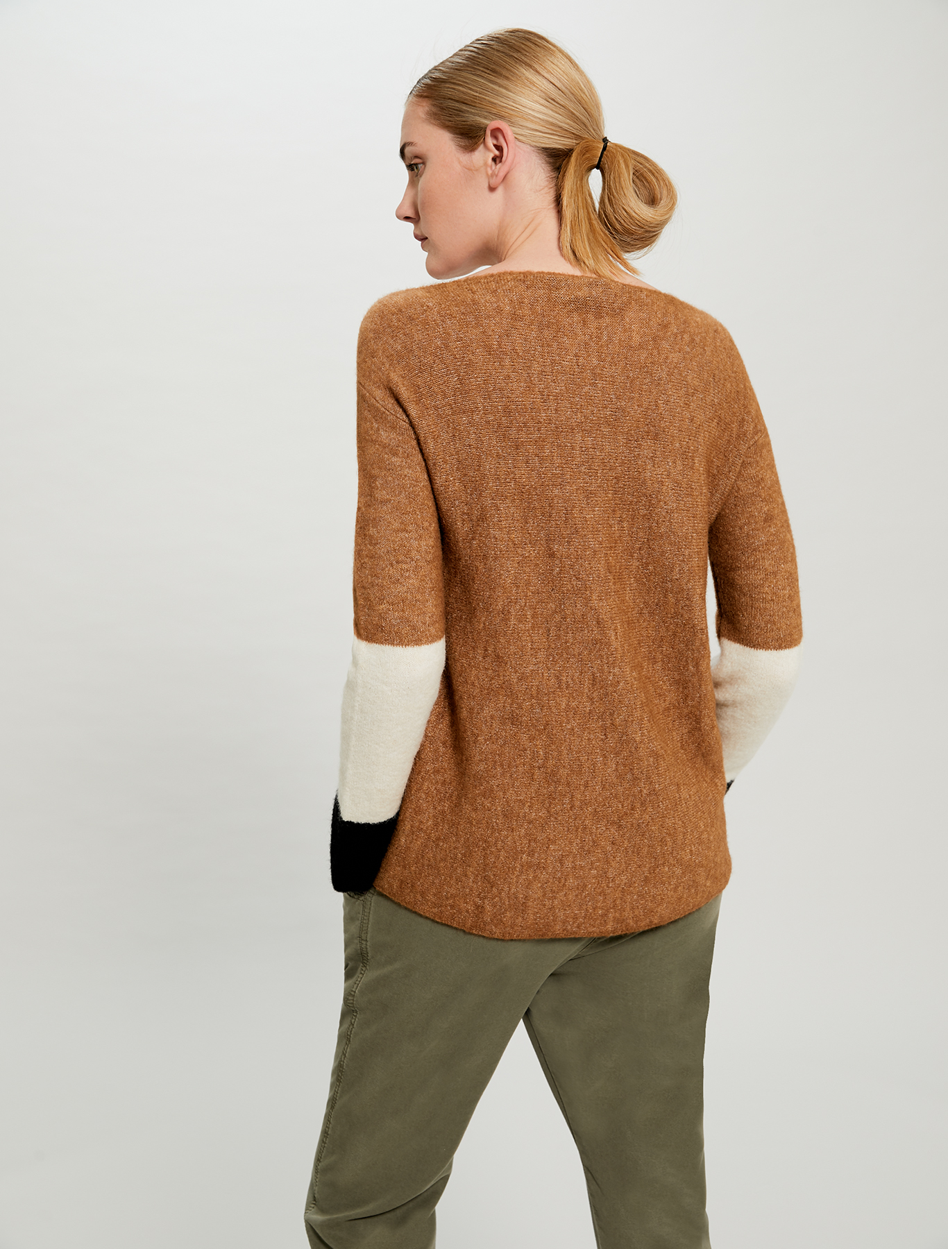 A-line jumper with neck warmer, camel - Pennyblack A-line jumper with neck warmer - camel - pennyblack