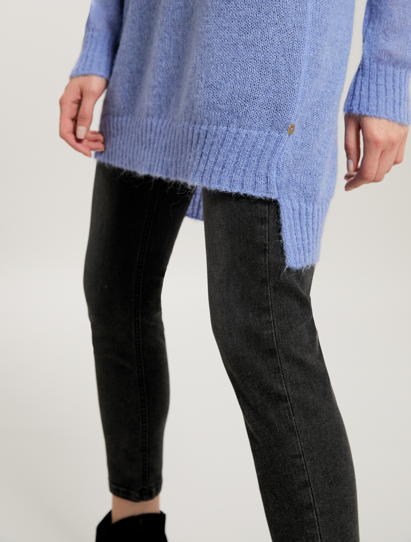 Jumper in alpaca-mohair blend, light blue - Pennyblack Jumper in alpaca-mohair blend - light blue - pennyblack