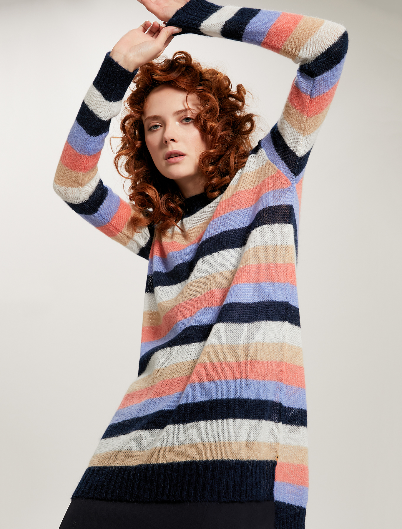 Jumper in alpaca-mohair blend, navy blue - Pennyblack Jumper in alpaca-mohair blend - navy blue - pennyblack