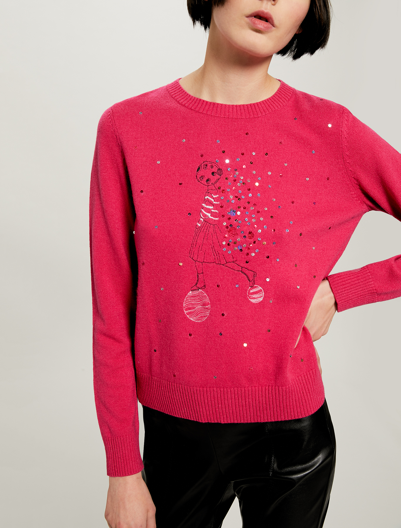Cosmic Dream @labigotta jumper, fuchsia - Pennyblack Cosmic Dream @labigotta jumper - fuchsia - pennyblack