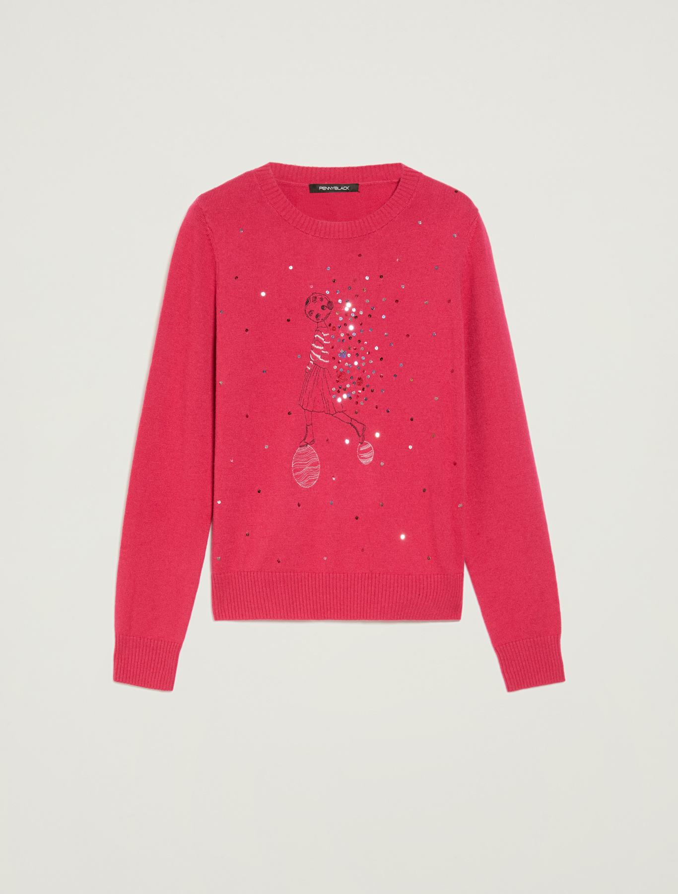 Cosmic Dream @labigotta jumper, fuchsia - Pennyblack Cosmic Dream @labigotta jumper - fuchsia - pennyblack