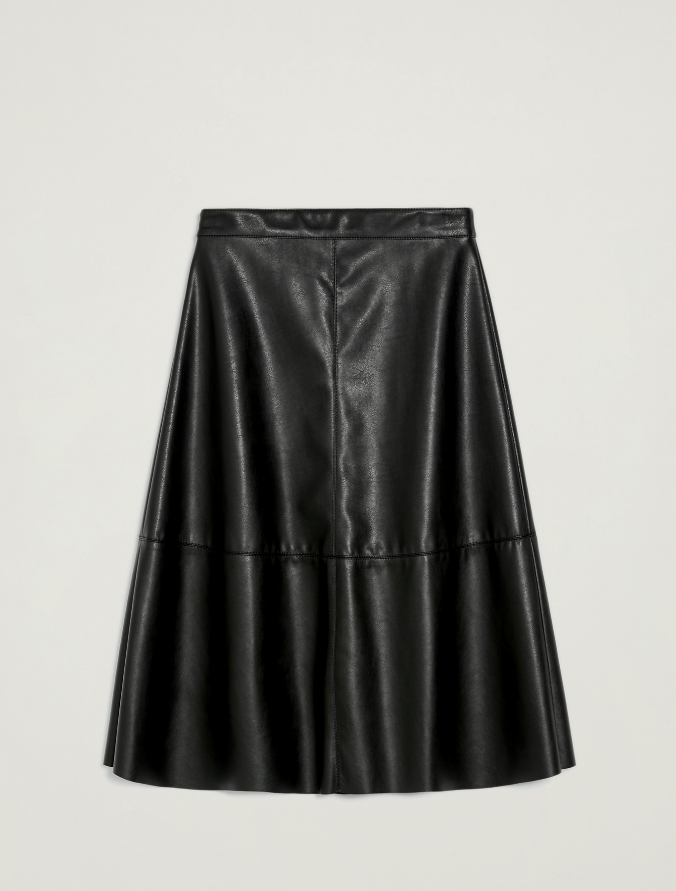 A-line coated jersey skirt, black - Pennyblack A-line coated jersey skirt - black - pennyblack
