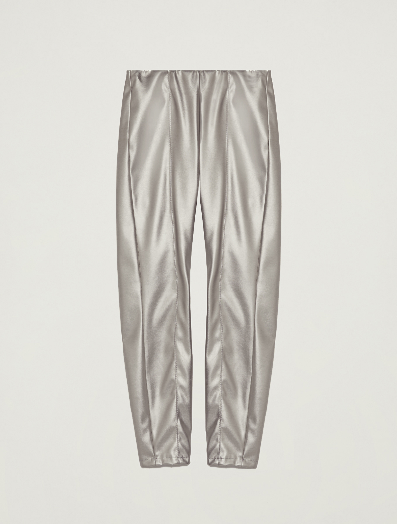 Skinny coated jersey trousers, medium grey - Pennyblack Skinny coated jersey trousers - medium grey - pennyblack