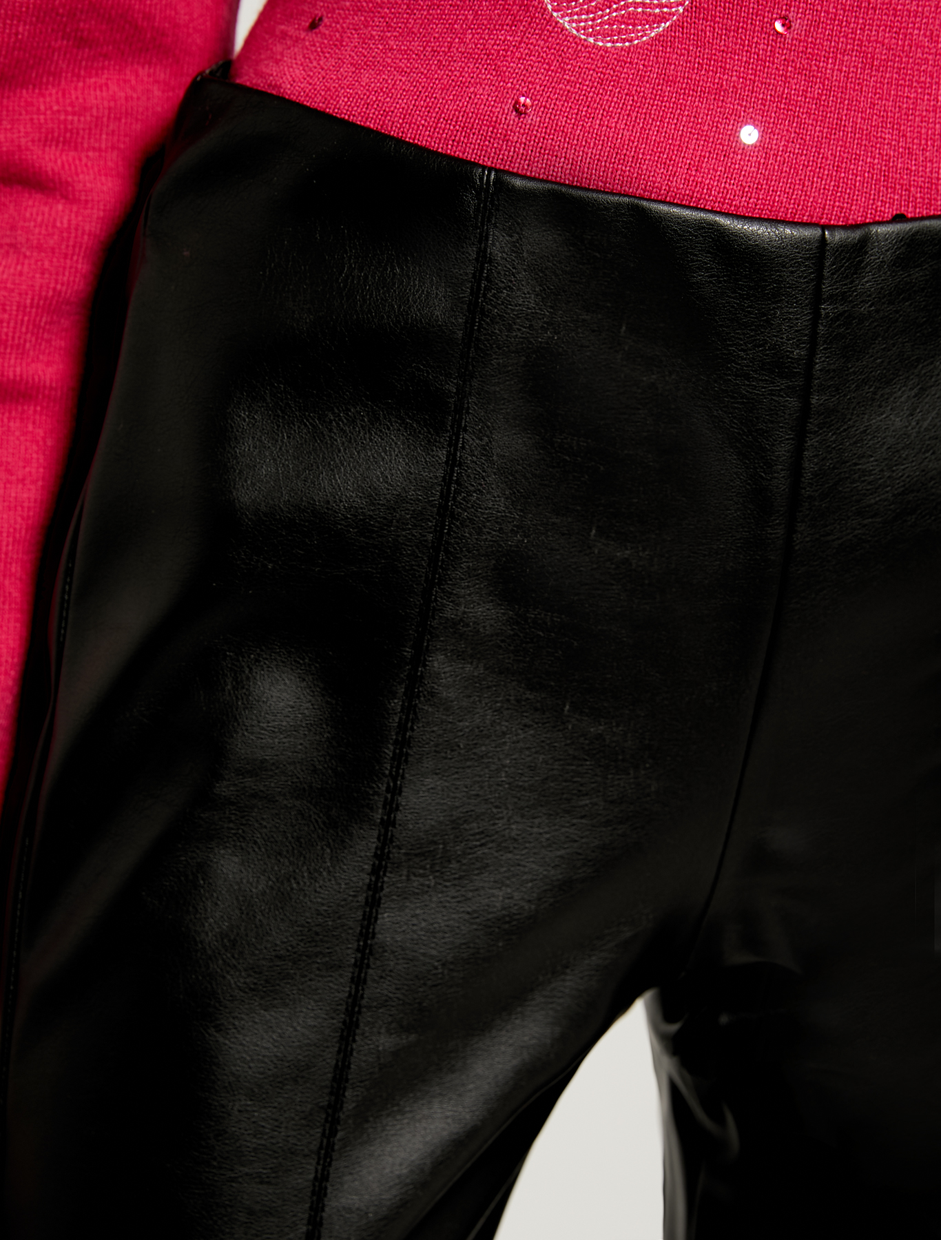 Skinny coated jersey trousers, black - Pennyblack Skinny coated jersey trousers - black - pennyblack