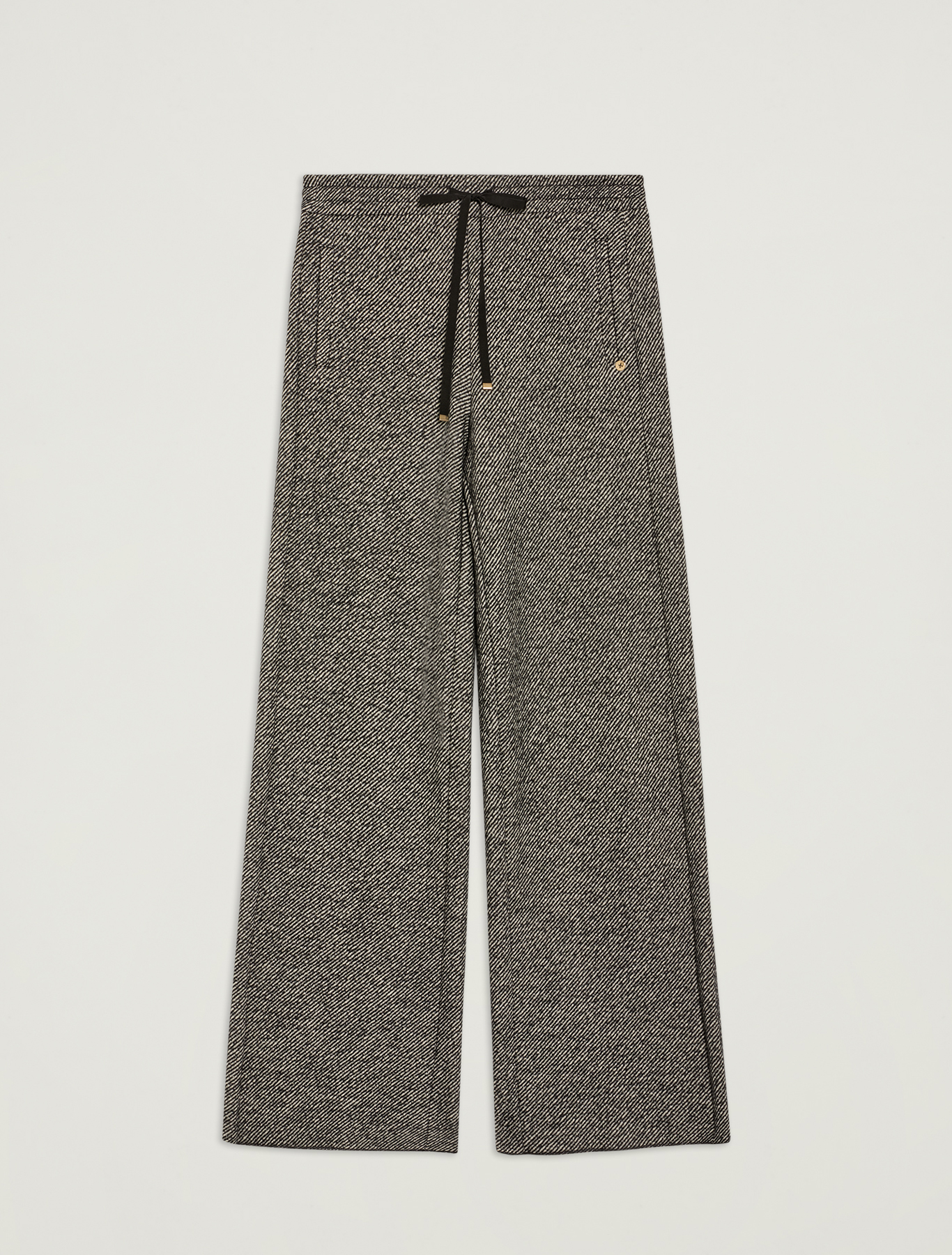 Tweed jersey trousers, black pattern - Pennyblack Tweed jersey trousers - black pattern - pennyblack