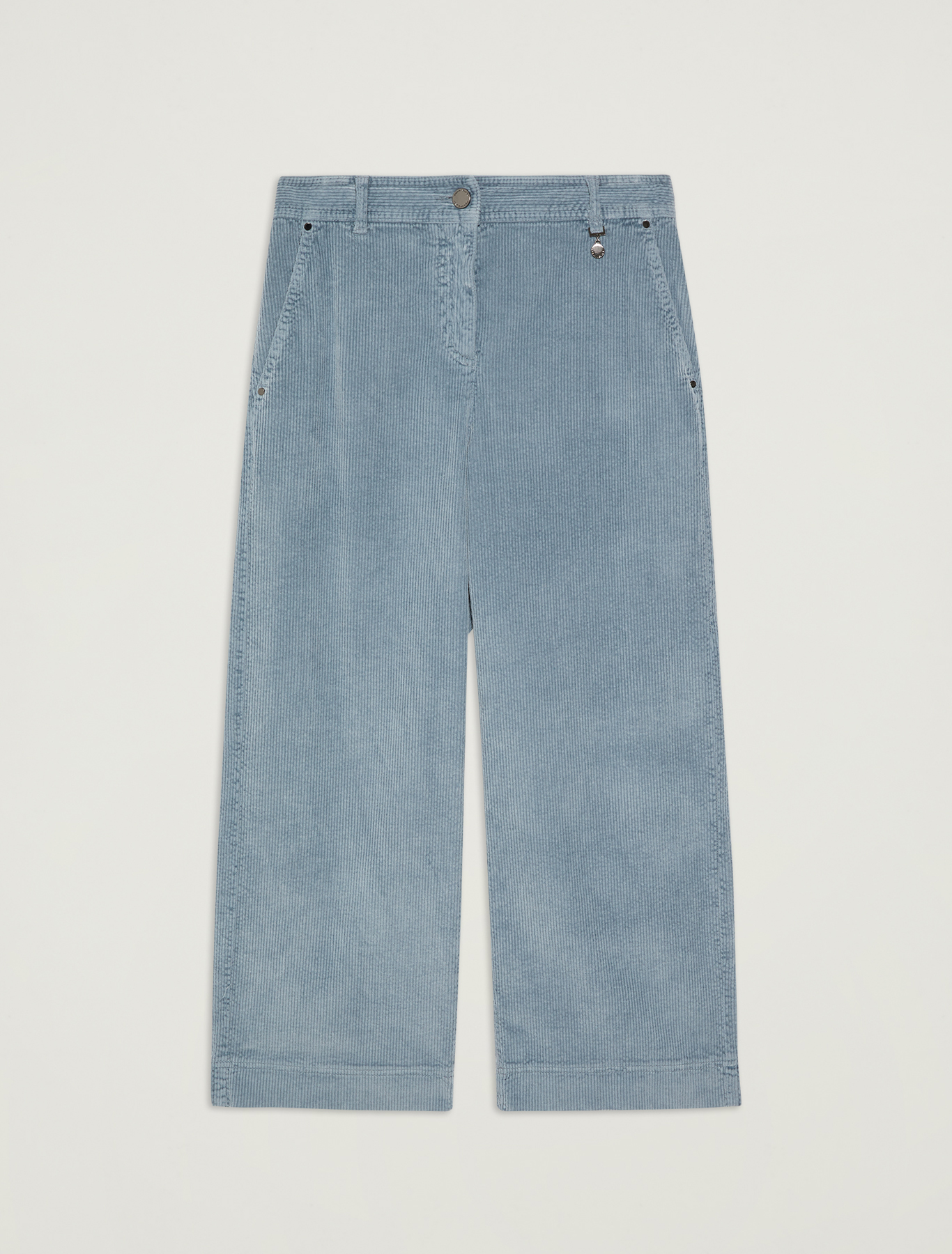Corduroy trousers, light blue - Pennyblack Corduroy trousers - light blue - pennyblack