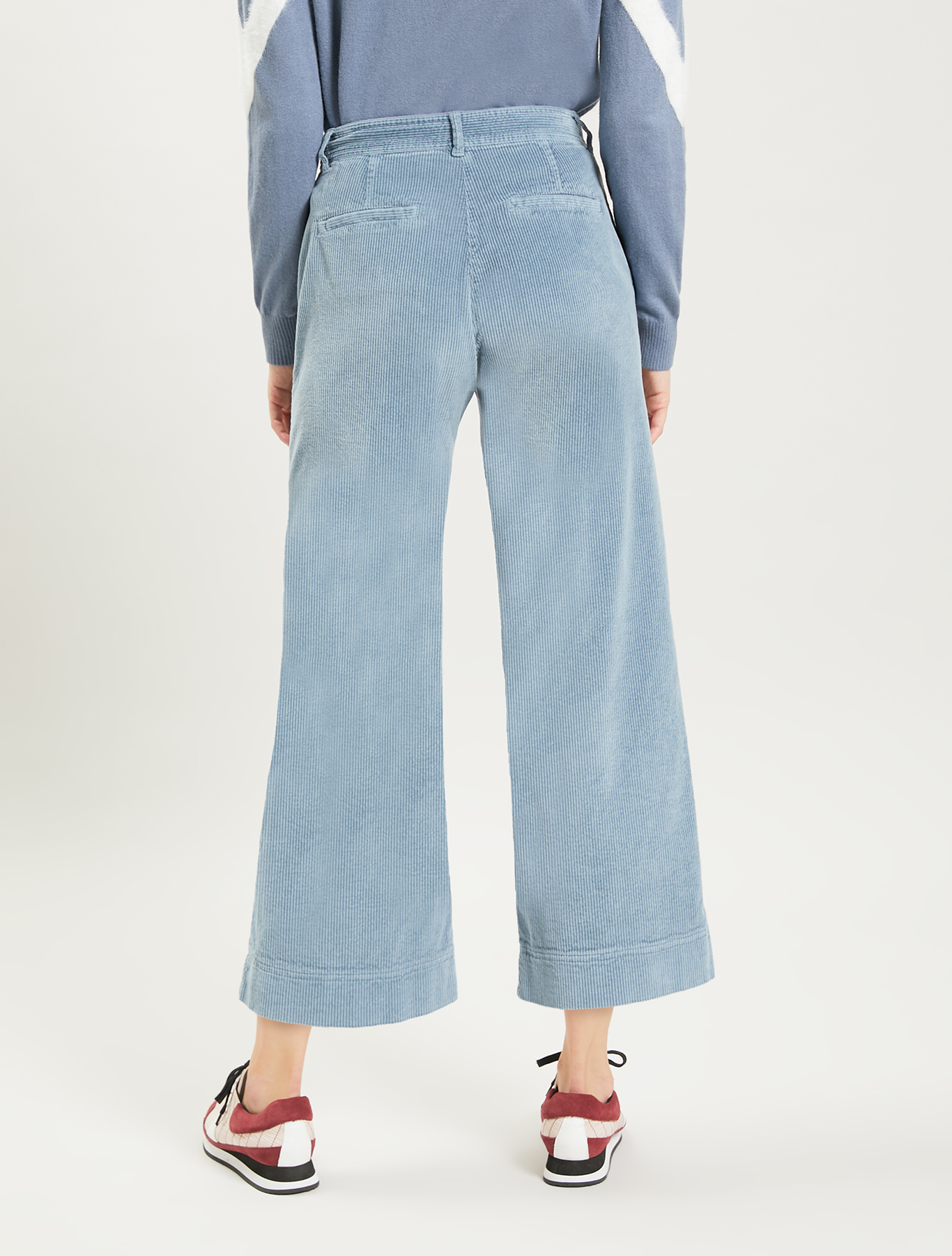 Corduroy trousers, light blue - Pennyblack Corduroy trousers - light blue - pennyblack