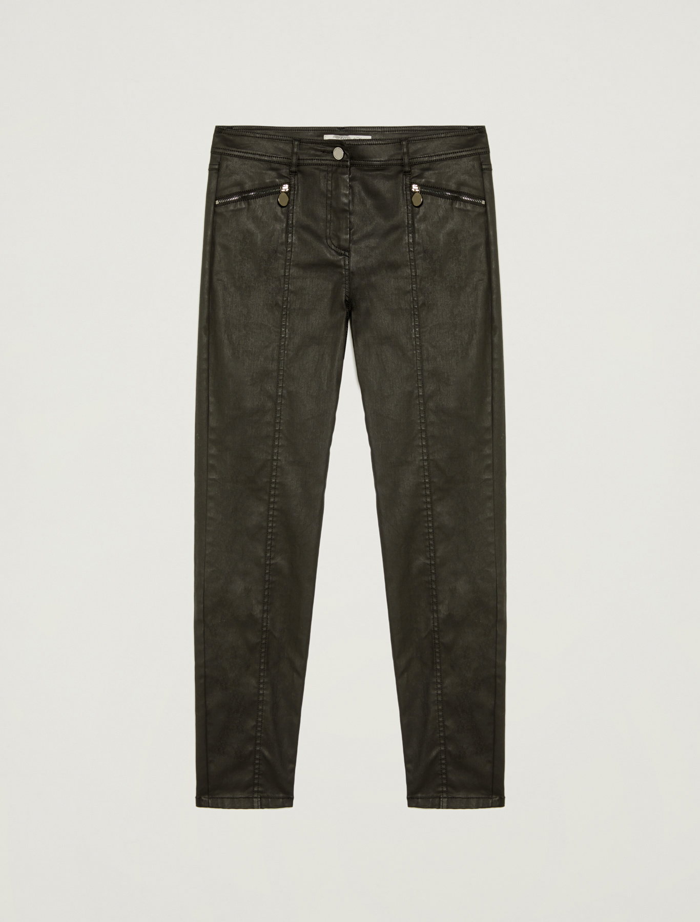 Skinny pants in raso spalmato, nero - Pennyblack Skinny pants in raso spalmato - nero - pennyblack