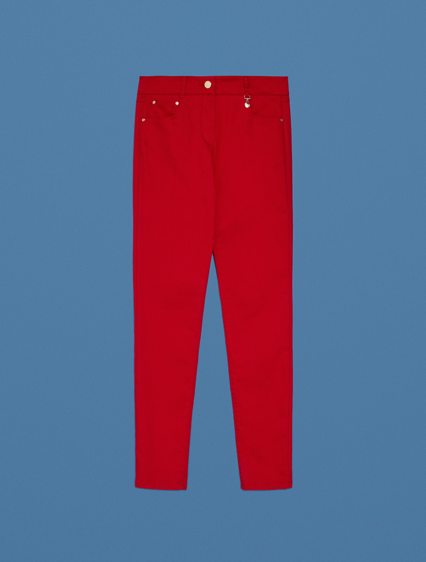 Skinny gabardine trousers, red - Pennyblack Skinny gabardine trousers - red - pennyblack