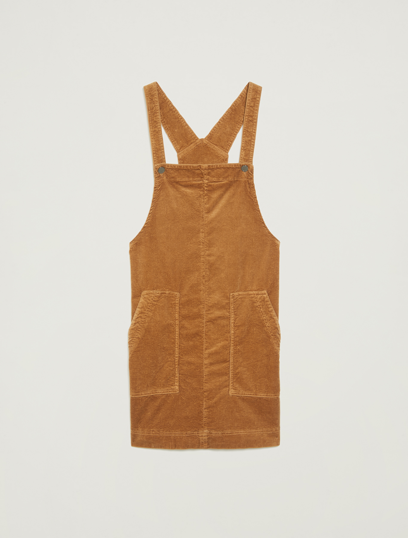 Velvet pinafore dress, beige - Pennyblack Velvet pinafore dress - beige - pennyblack