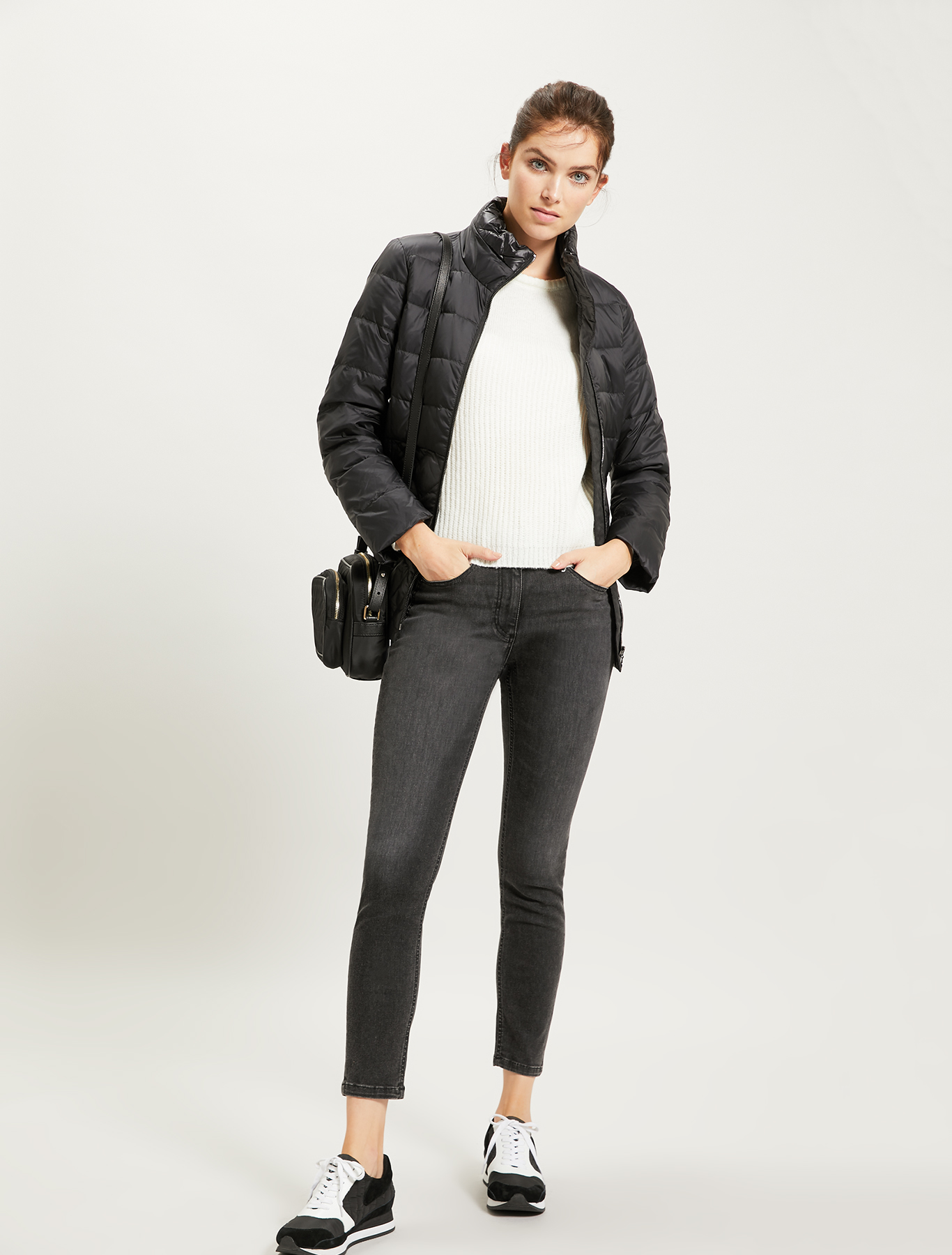 English rib knit jumper, white - Pennyblack English rib knit jumper - white - pennyblack