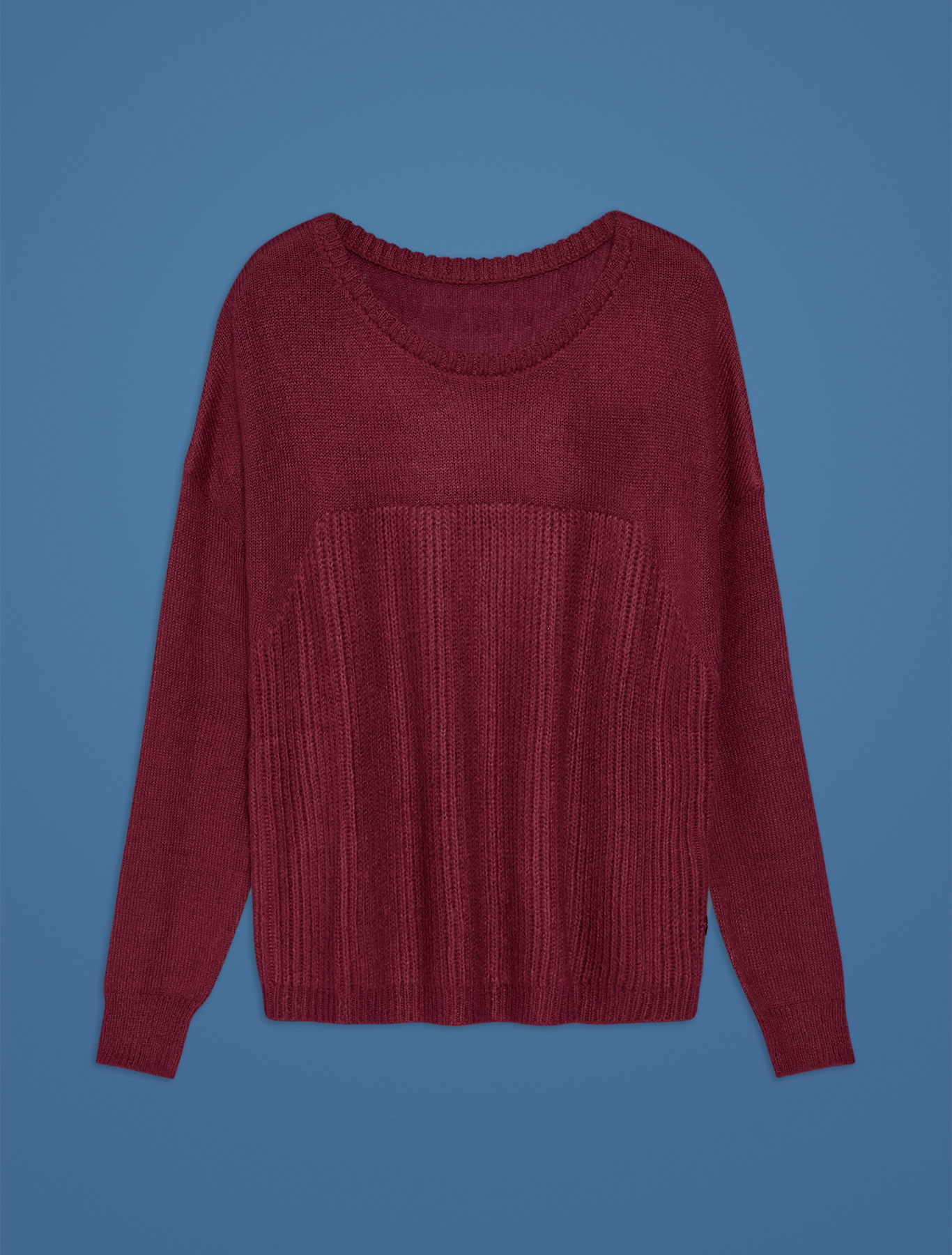 English rib knit jumper, plum - Pennyblack English rib knit jumper - plum - pennyblack