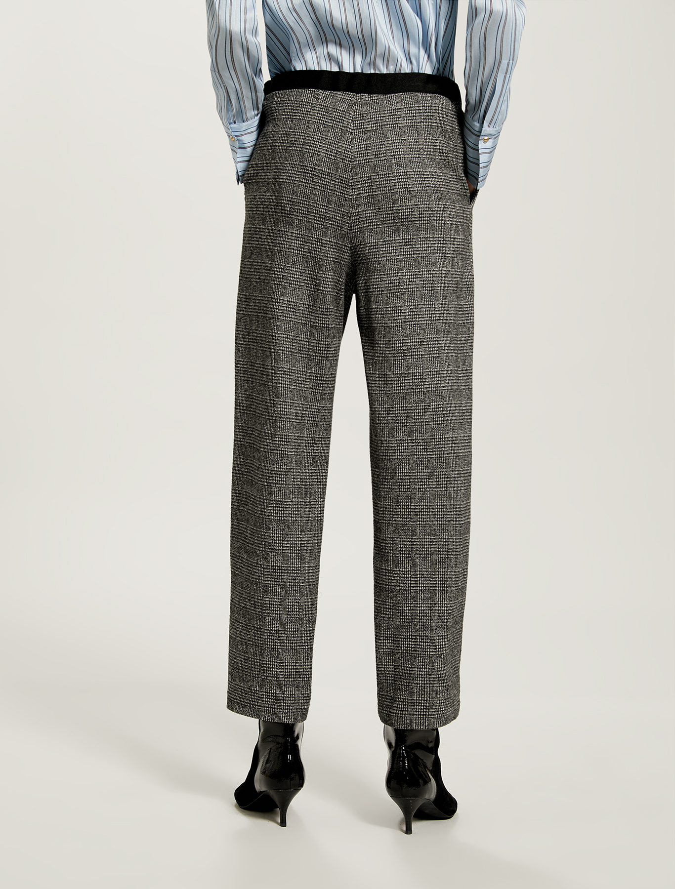 Pantaloni in jersey jacquard, fantasia nero - Pennyblack Pantaloni in jersey jacquard - fantasia nero - pennyblack