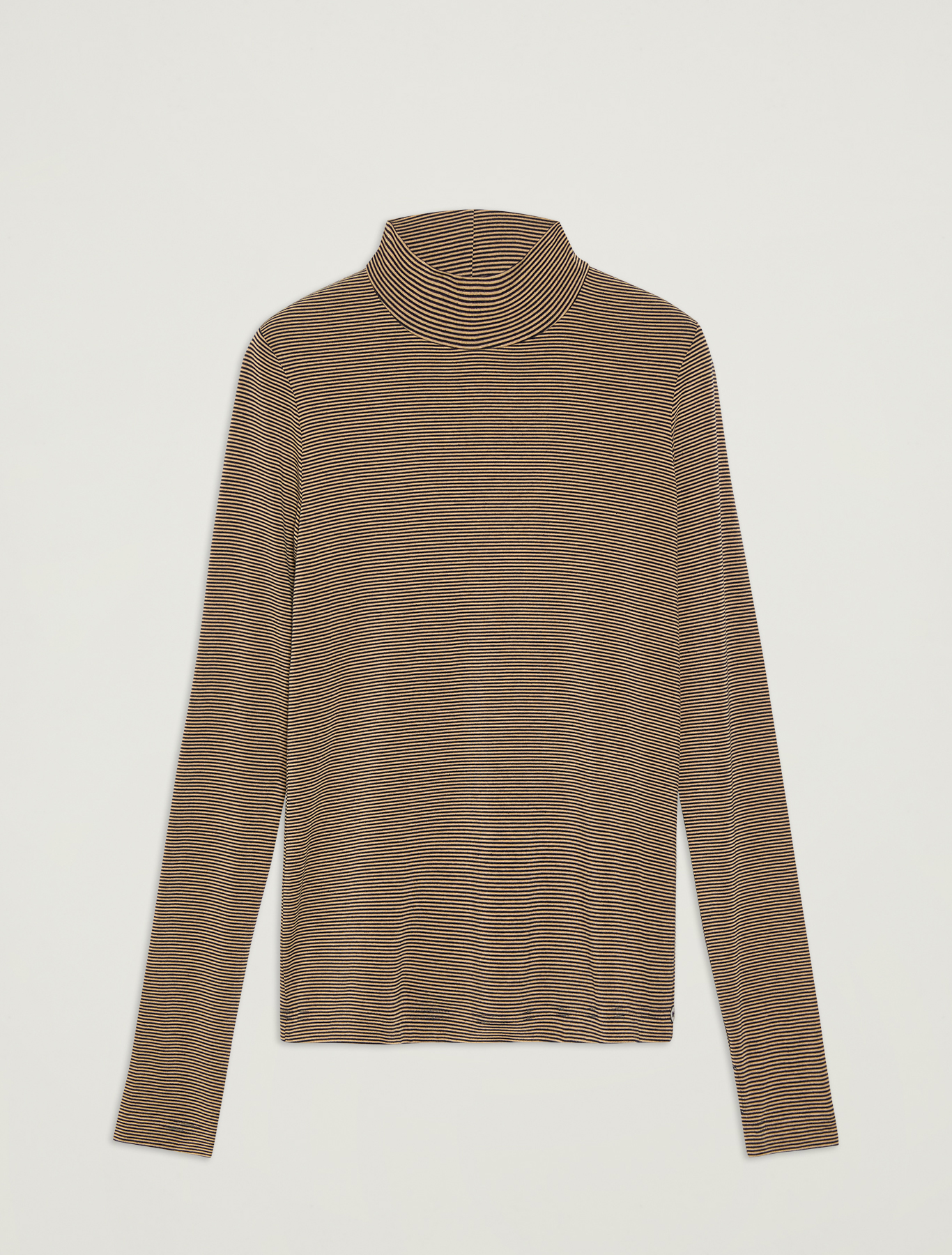 Turtleneck cotton T-shirt, navy blue pattern - Pennyblack Turtleneck cotton T-shirt - navy blue pattern - pennyblack